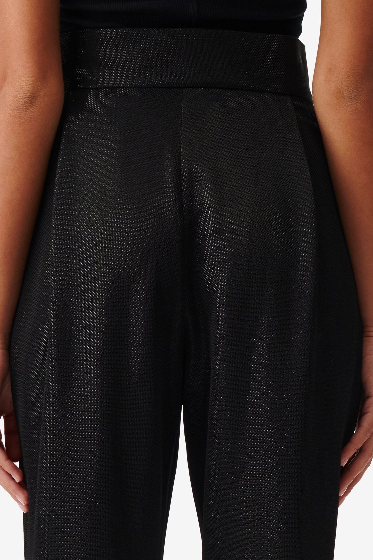 MARONA TROUSER SHINY BLACK 3