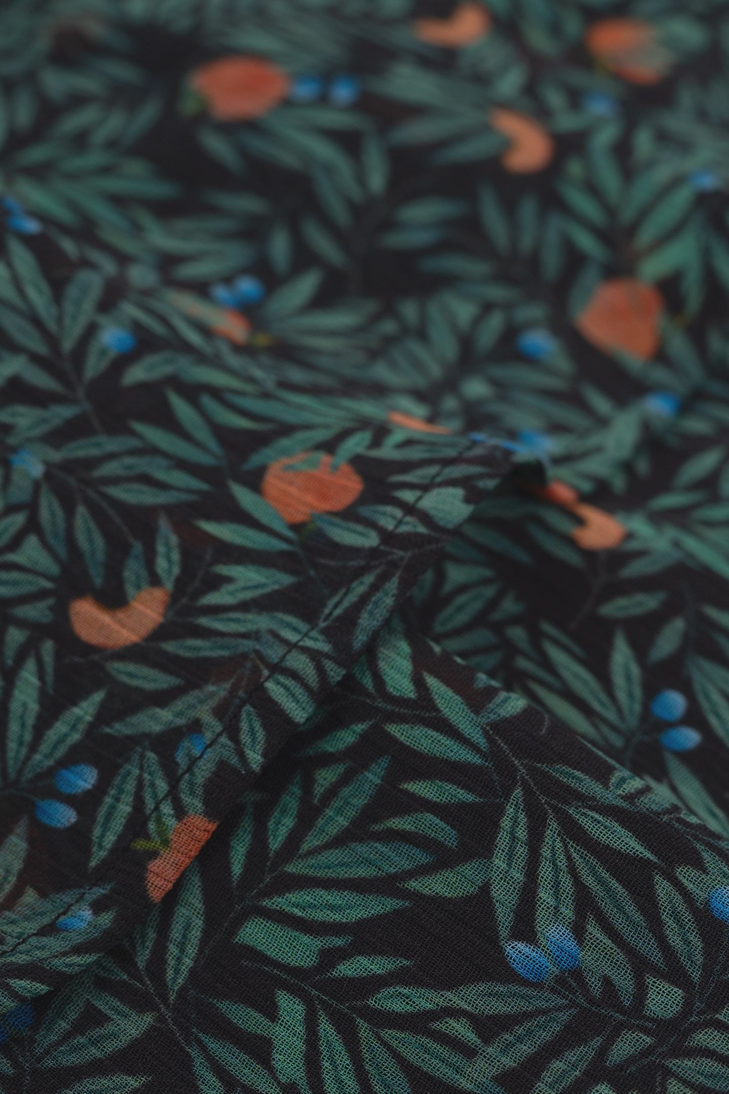 GREEN SHORT SKIRT WITH SUMMER FRUIT PRINT GREEN 7