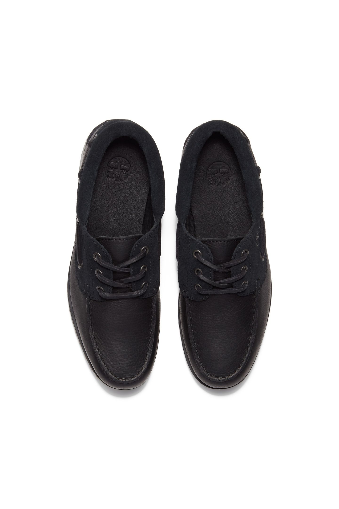 AUTHENTIC BOAT SHOE BLACK FULL GRAIN W BLACK 5