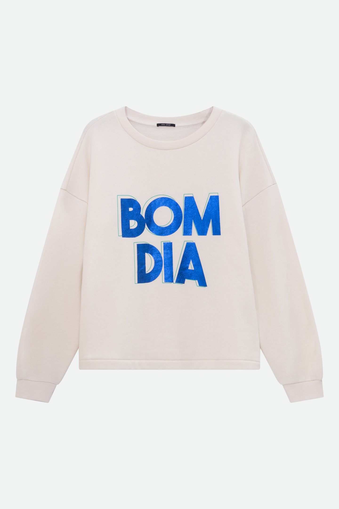 MIDI - WHITE METALLIC MESSAGE SWEATSHIRT 5