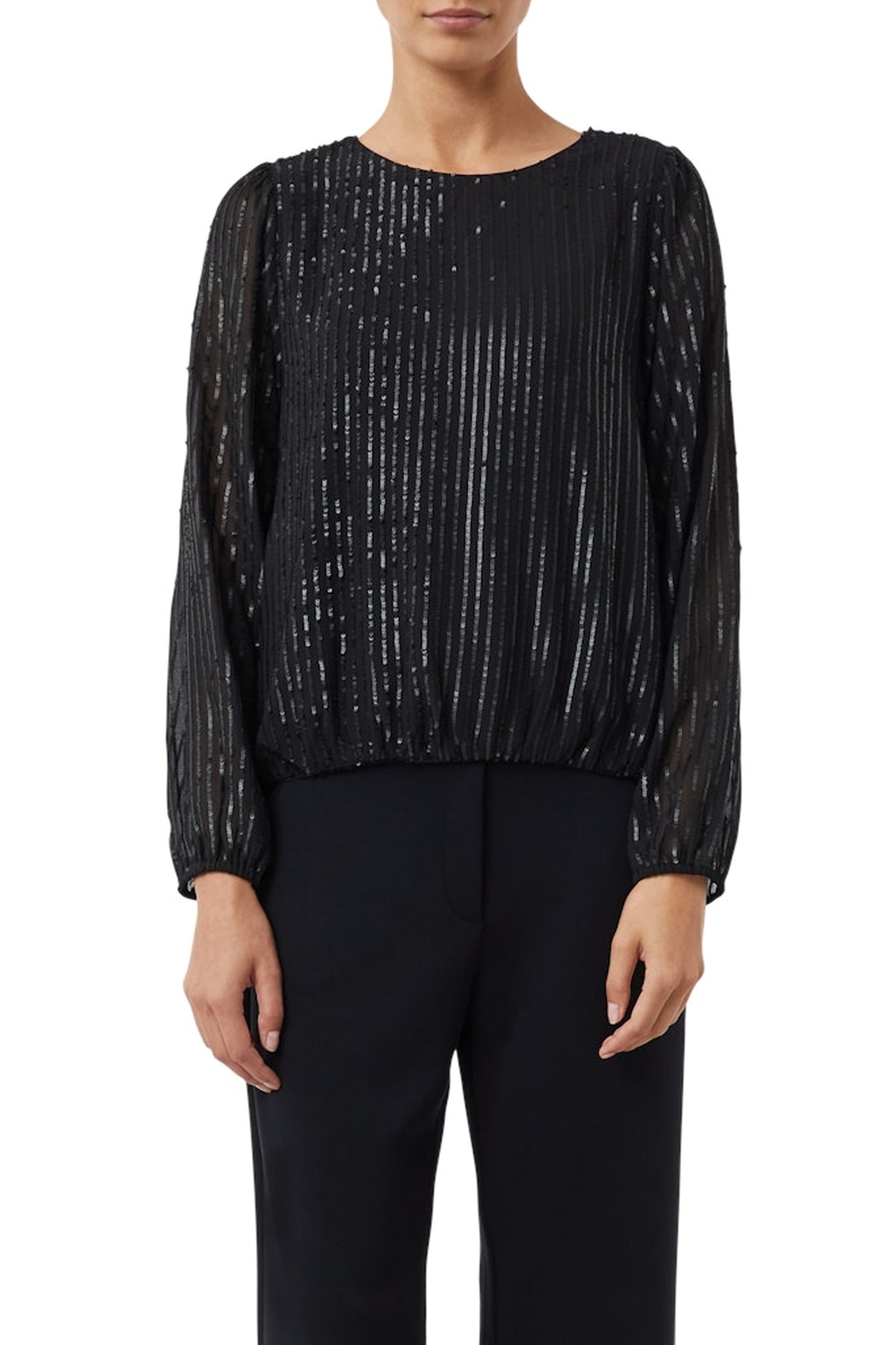 COMMA BLOUSES BLACK 1