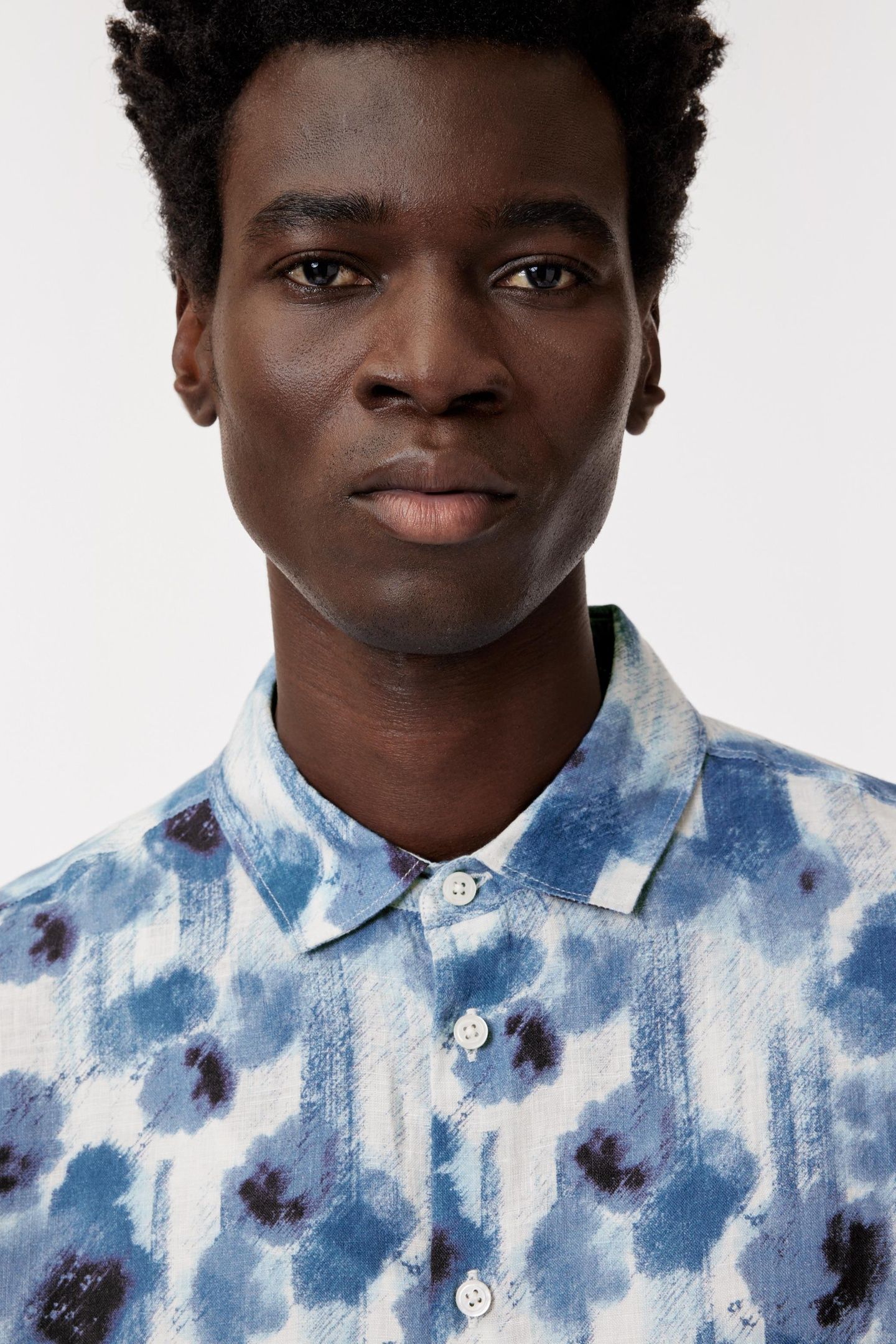 SEAN SHORT SLEEVE SHIRT FOUNTAIN HTR 3