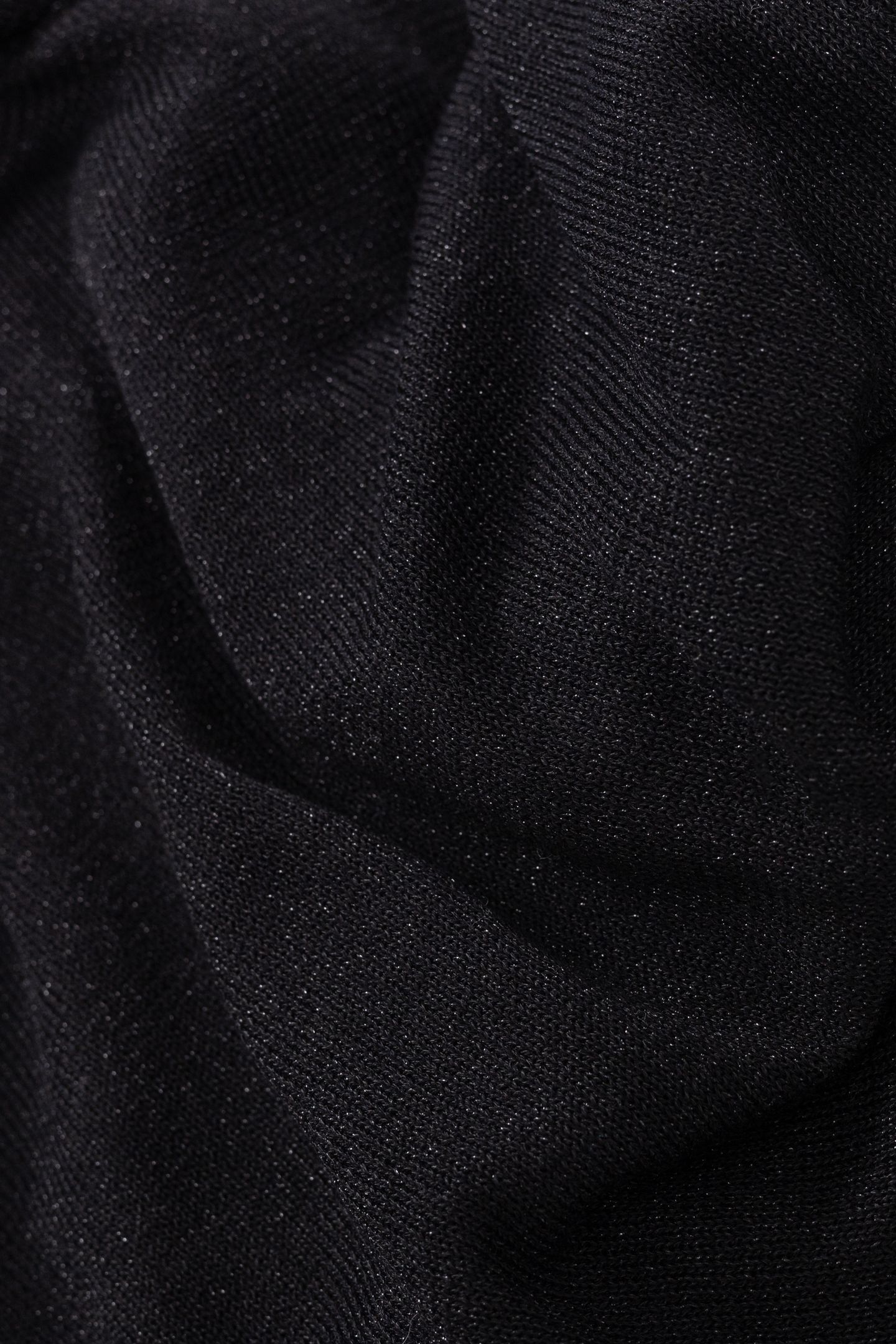 BLACK KNITTED SWEATER LUREX STUDDED MESSAGE 4