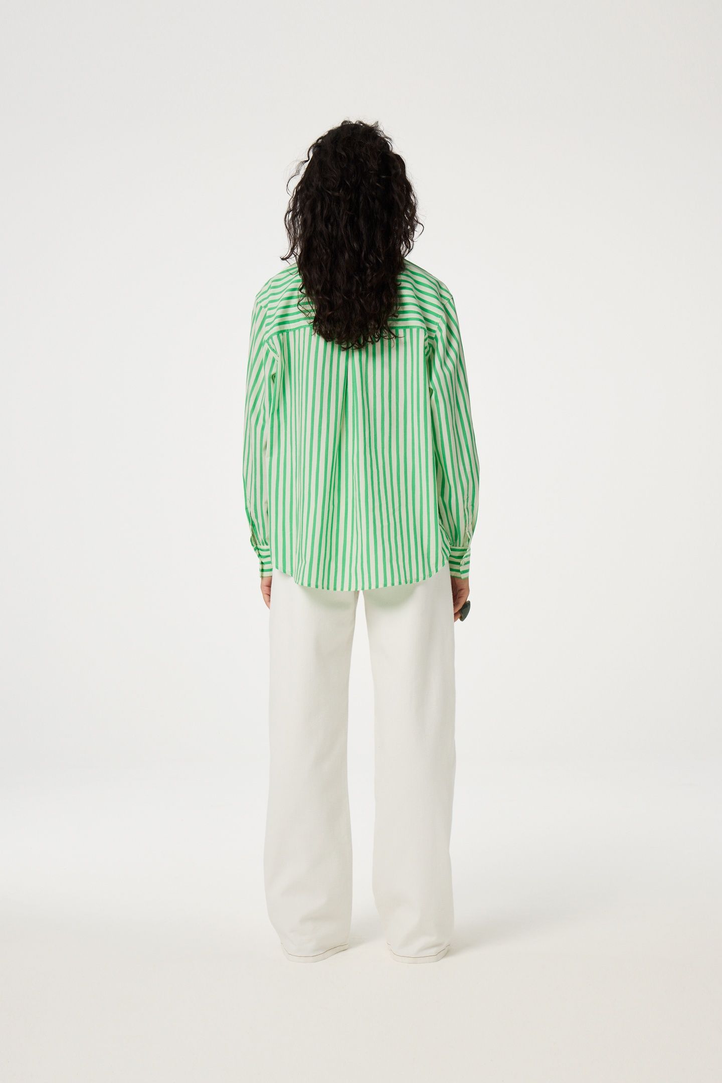 ALEX BLOUSE WARM WHITE/GREEN APP 3