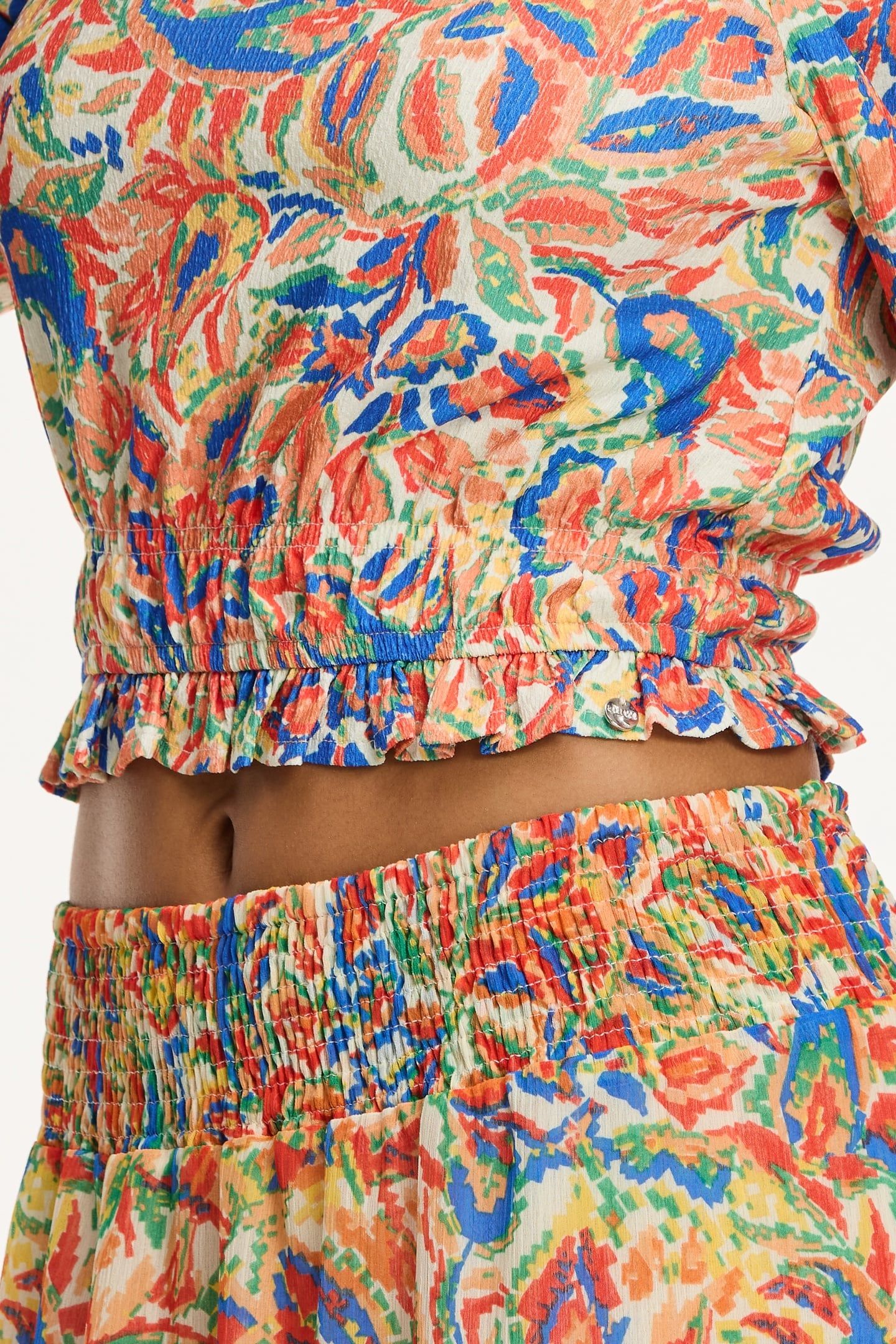 INDI TOP SICILIAN FLOWER ORANGE SICILIAN FLOWER 9