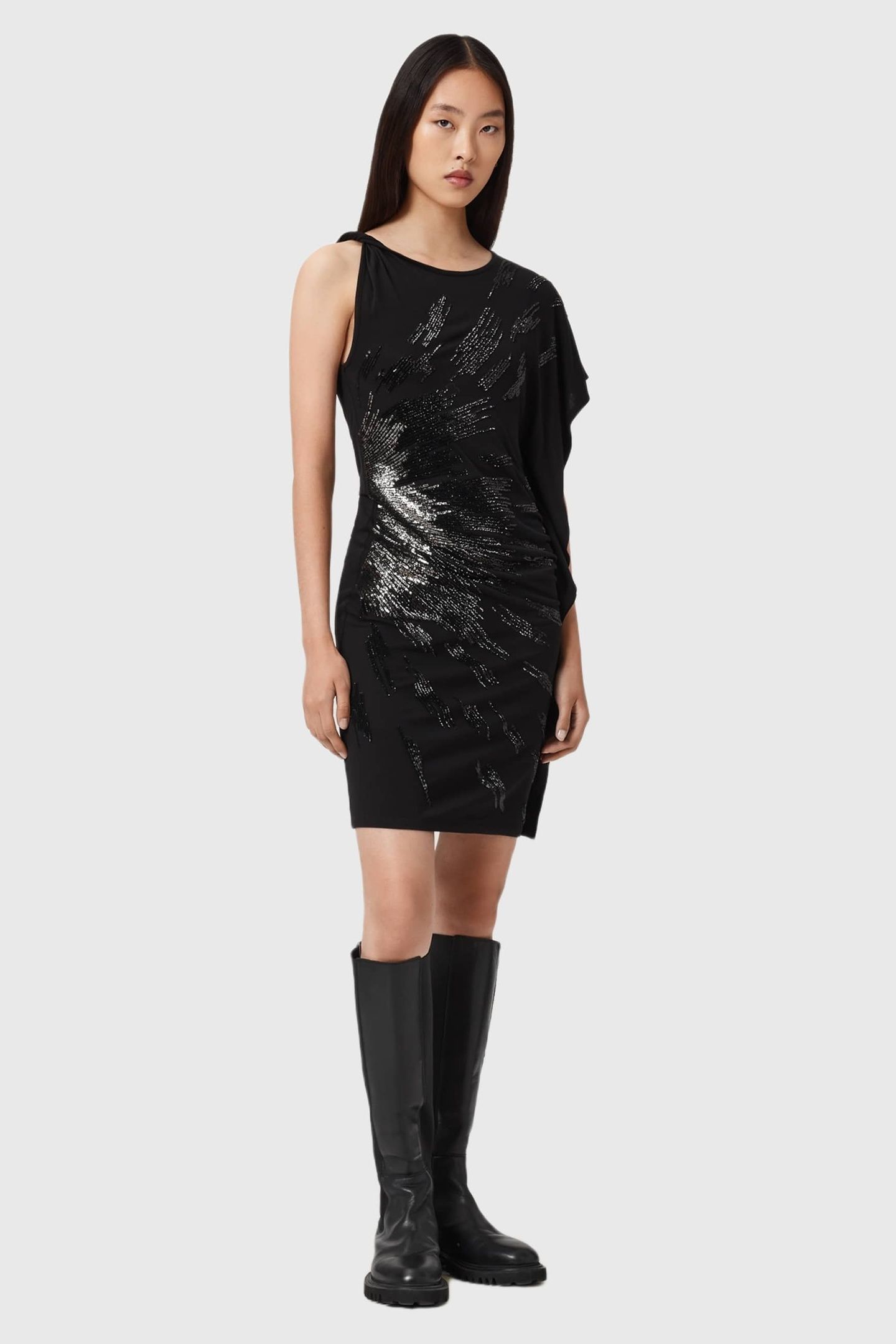 SOPHIE EMB DRESS BLACK 3