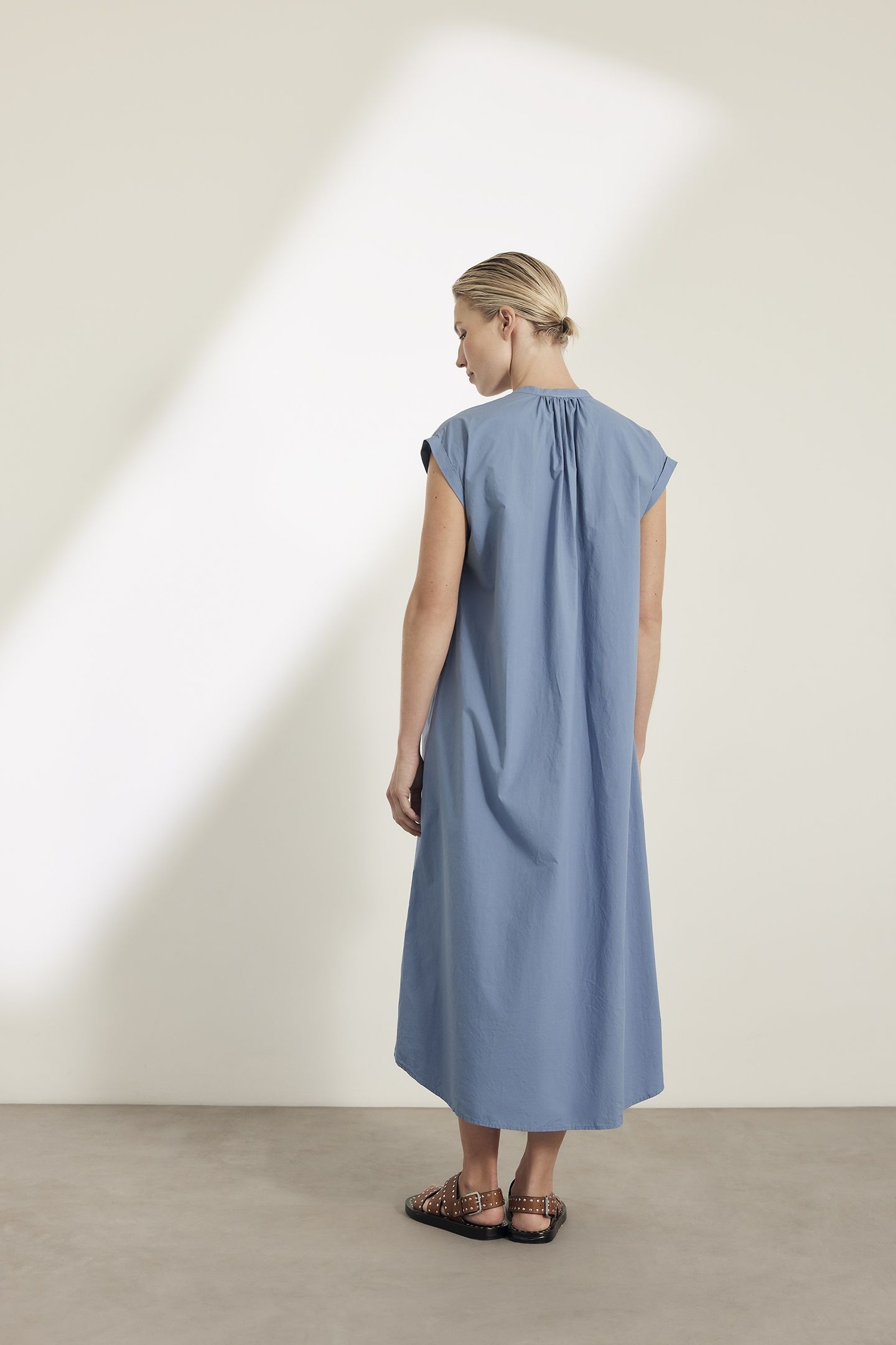 KARO DRESS BLUE 4