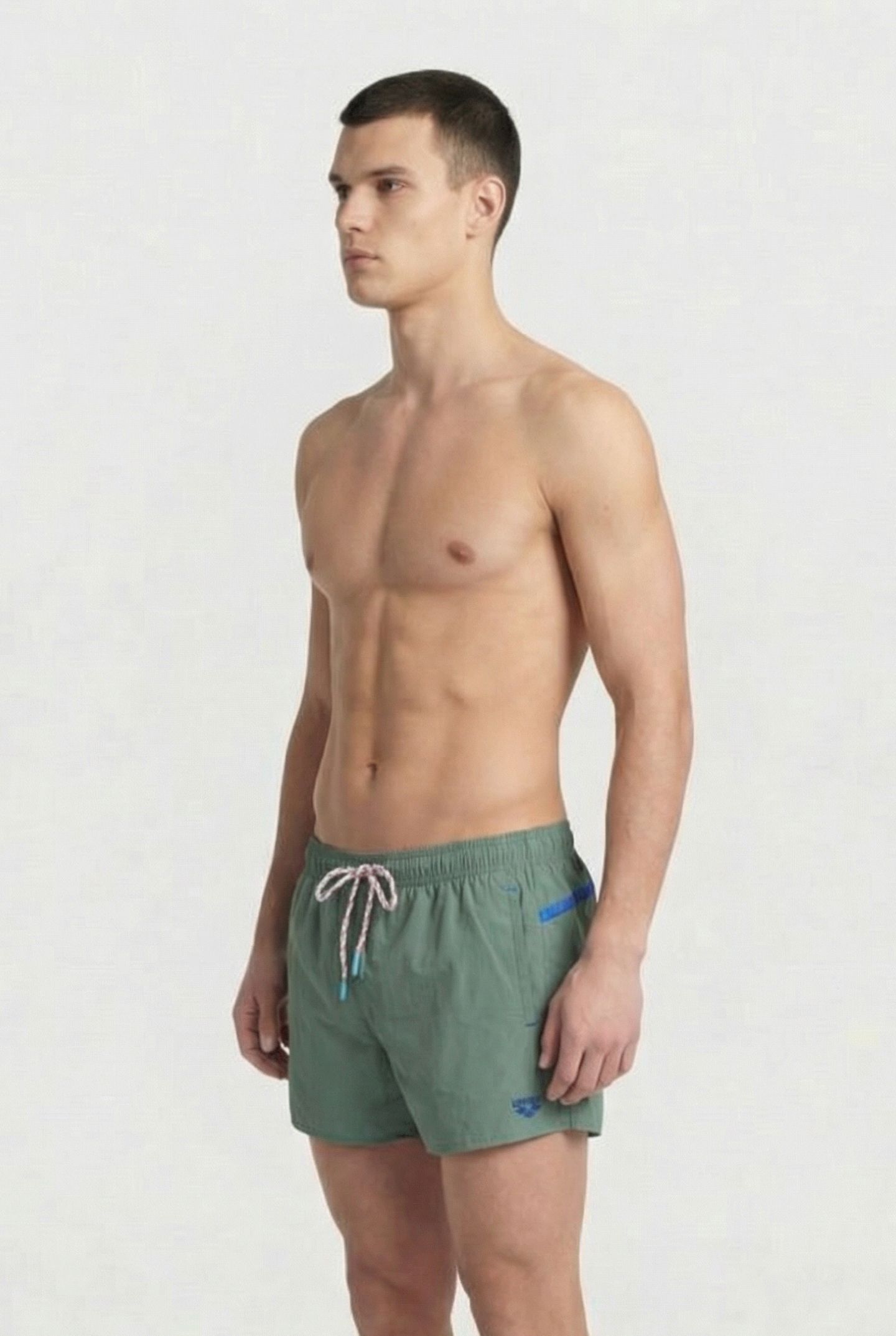 MEN'S ARENA PRO-FILE BEACH X-SHORT SAGE-ROYAL-JADE-GREEN QUA 3