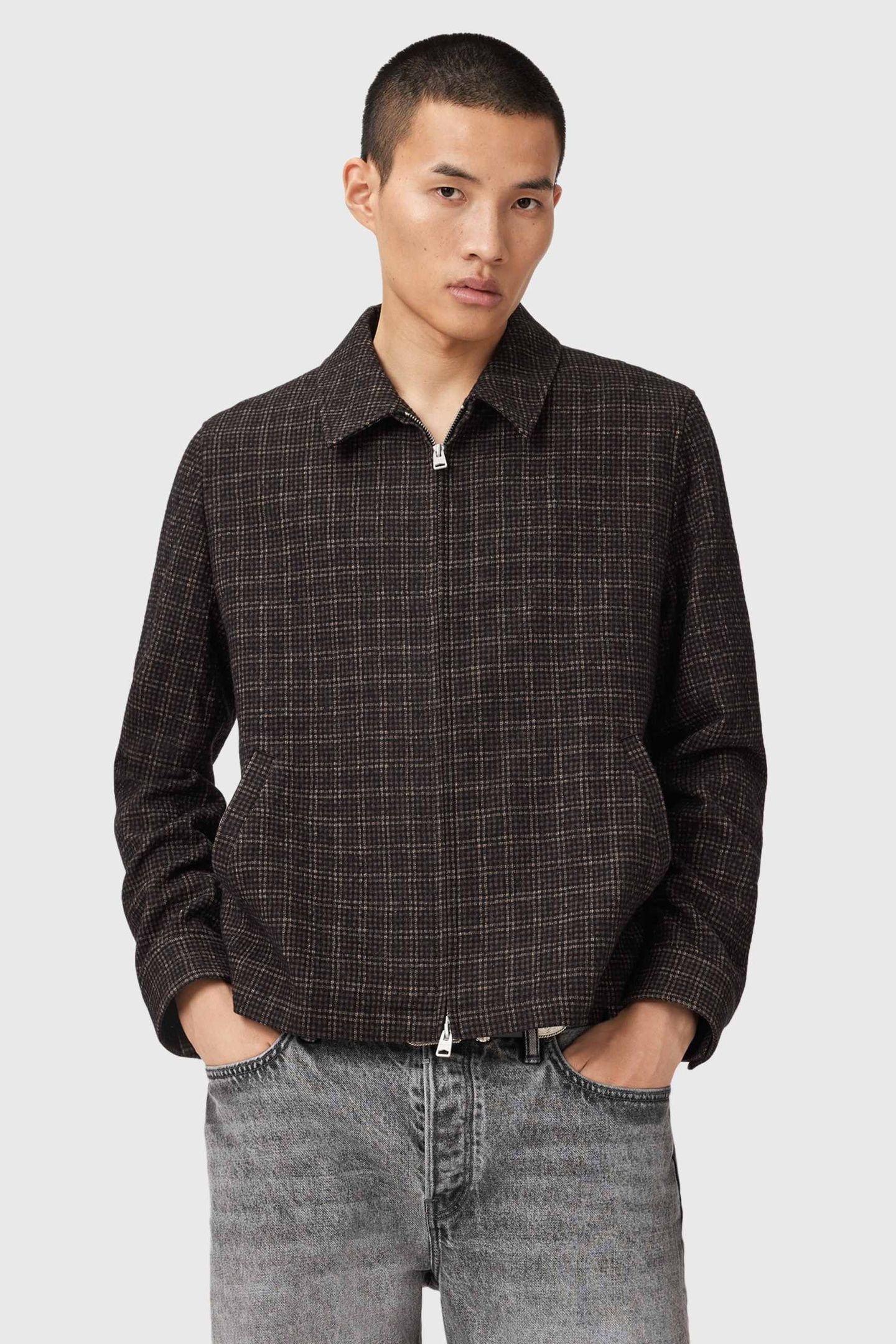 CITY HALL JACKET ANCHOR BROWN 4