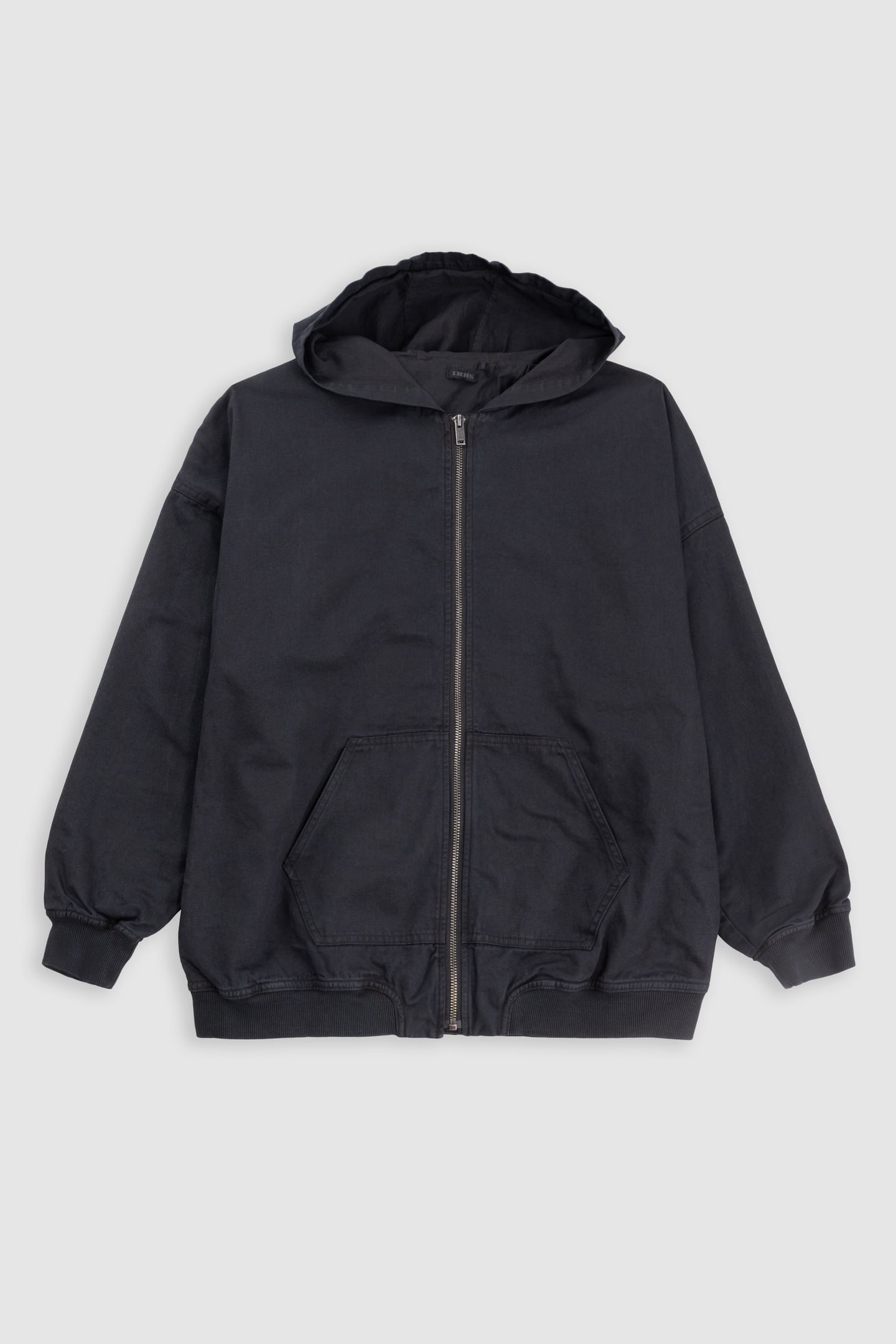 BLACK HOODED JACKET 1