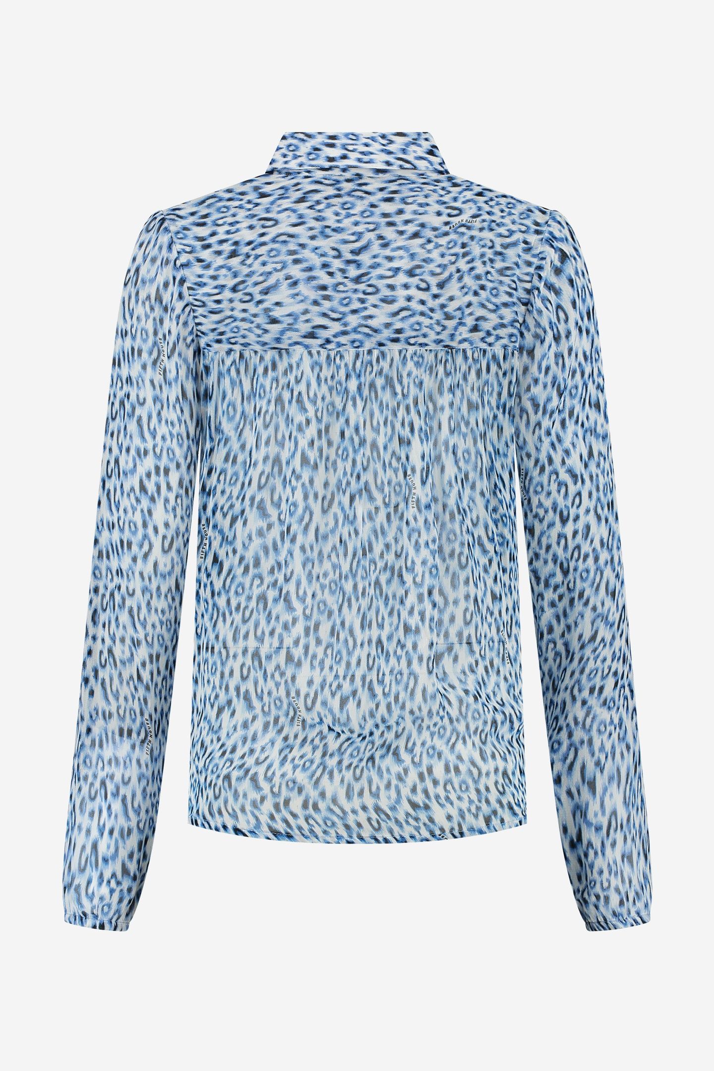 CHLOE BLOUSE BRIGHT BLUE WASH 3