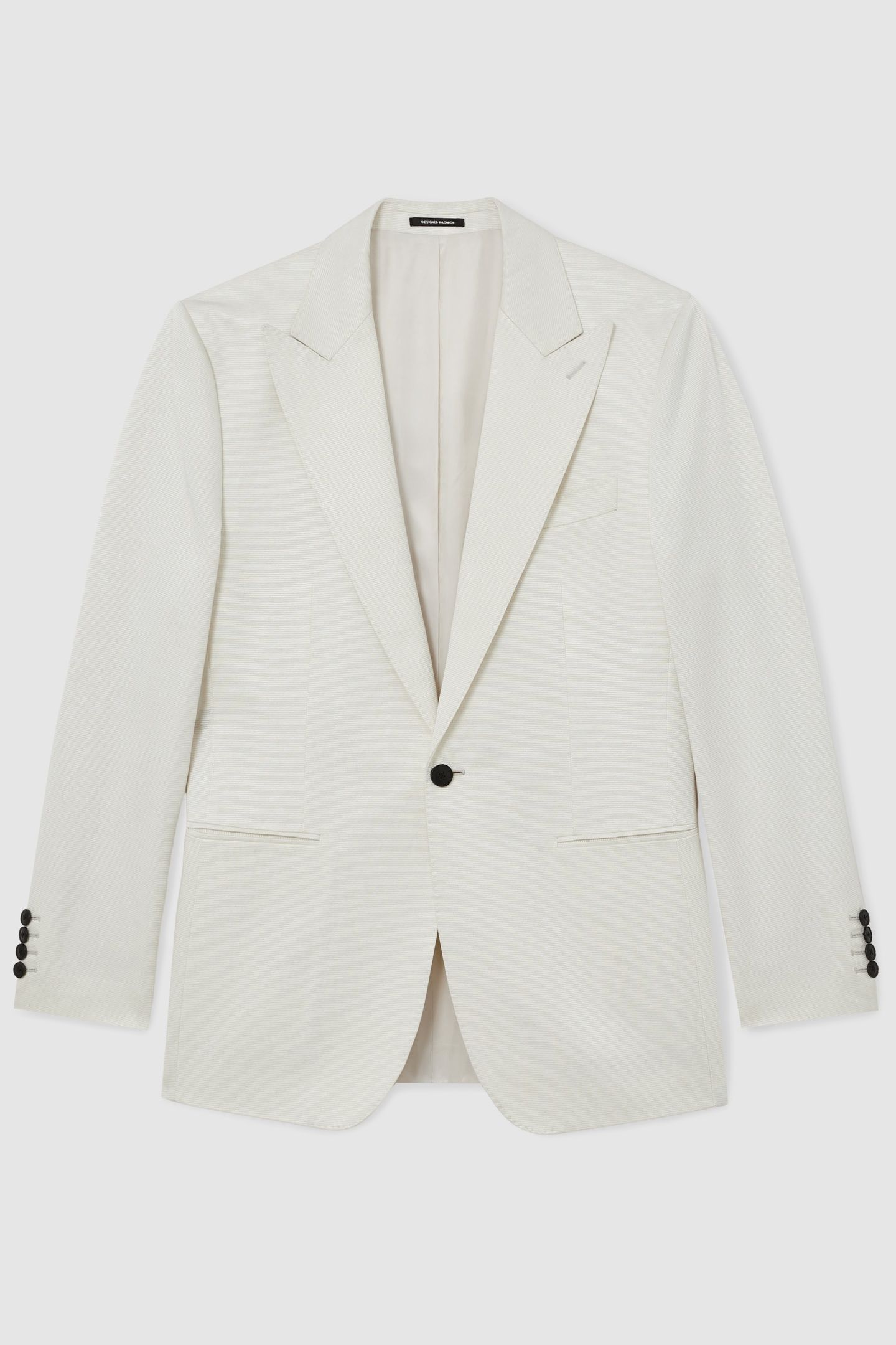 SB 1B PEAK TEXTURE BLAZER IVORY 3