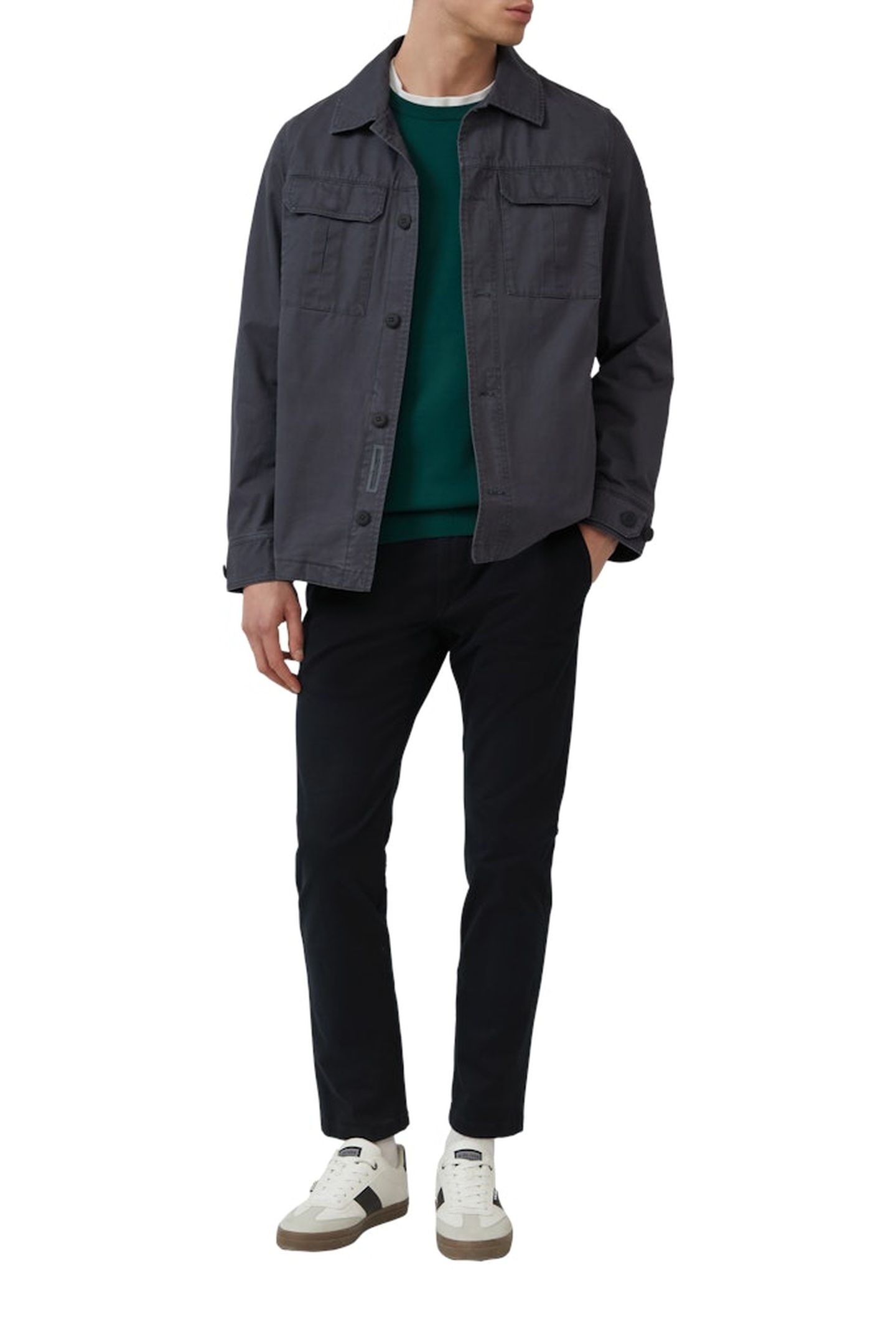 S.OLIVER PULLOVER GREEN-DARK 2
