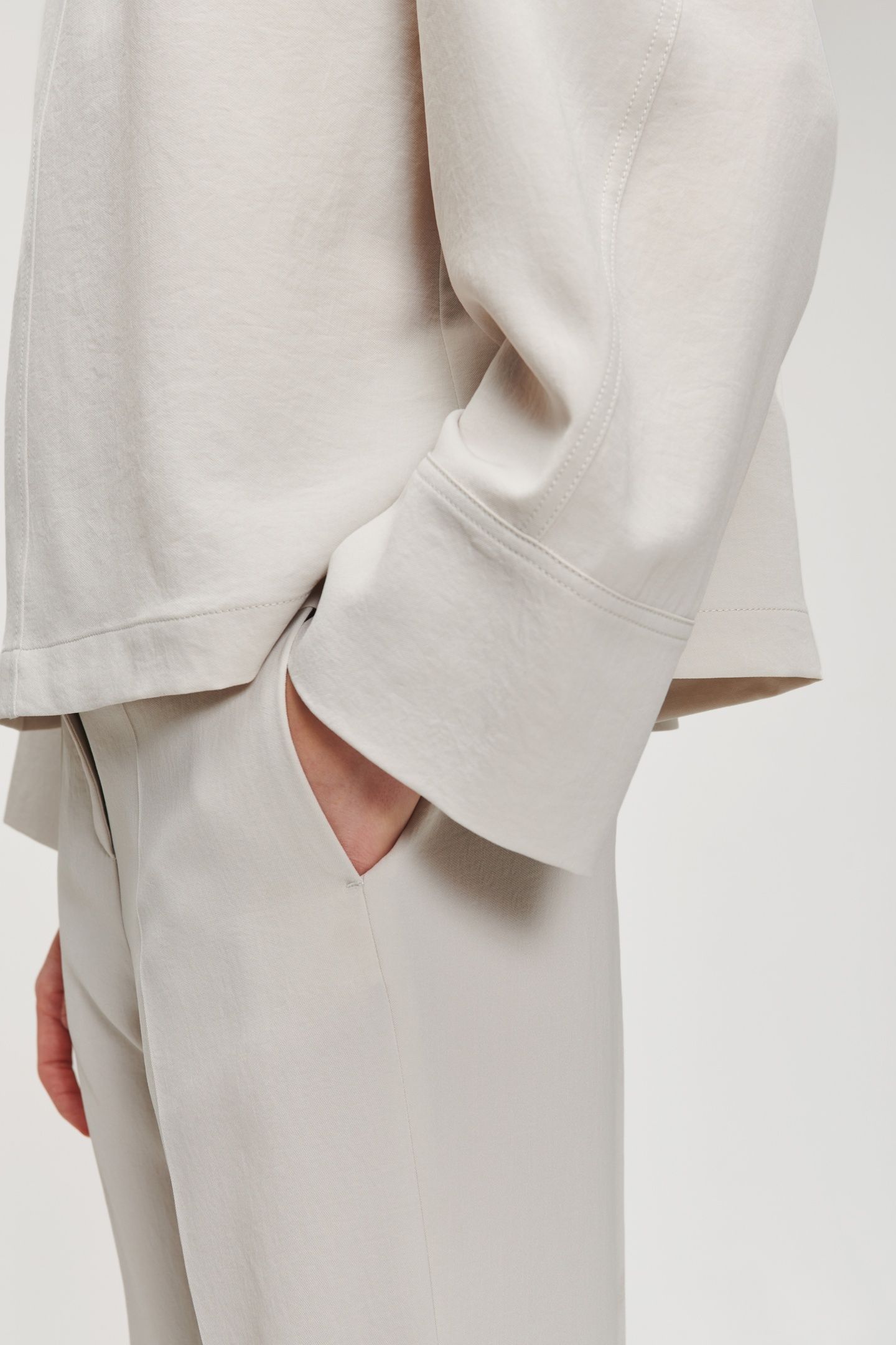 JAPANESE CREPE TOP GREIGE 4