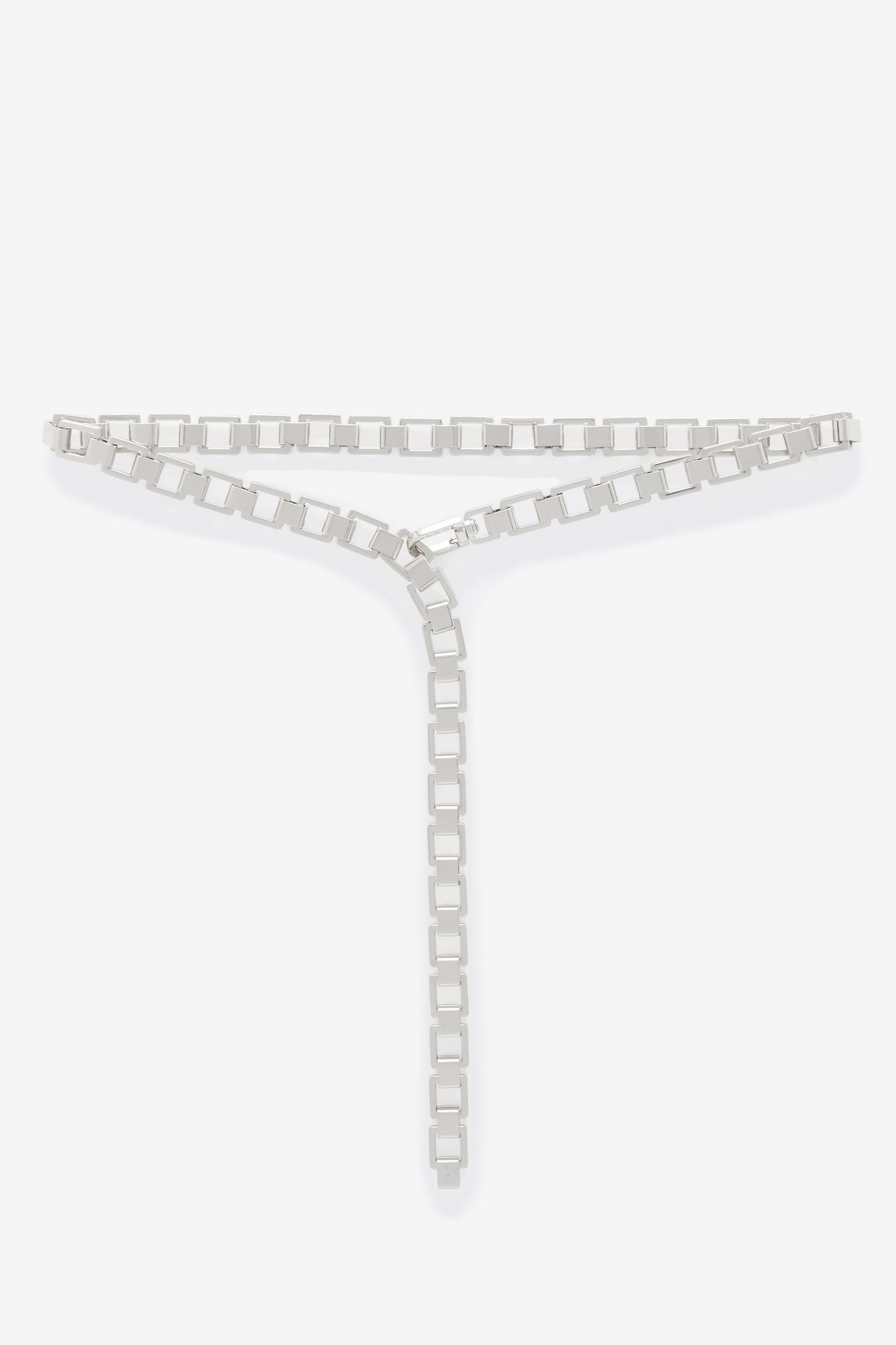CHAINI THIN BELT SILVER 2