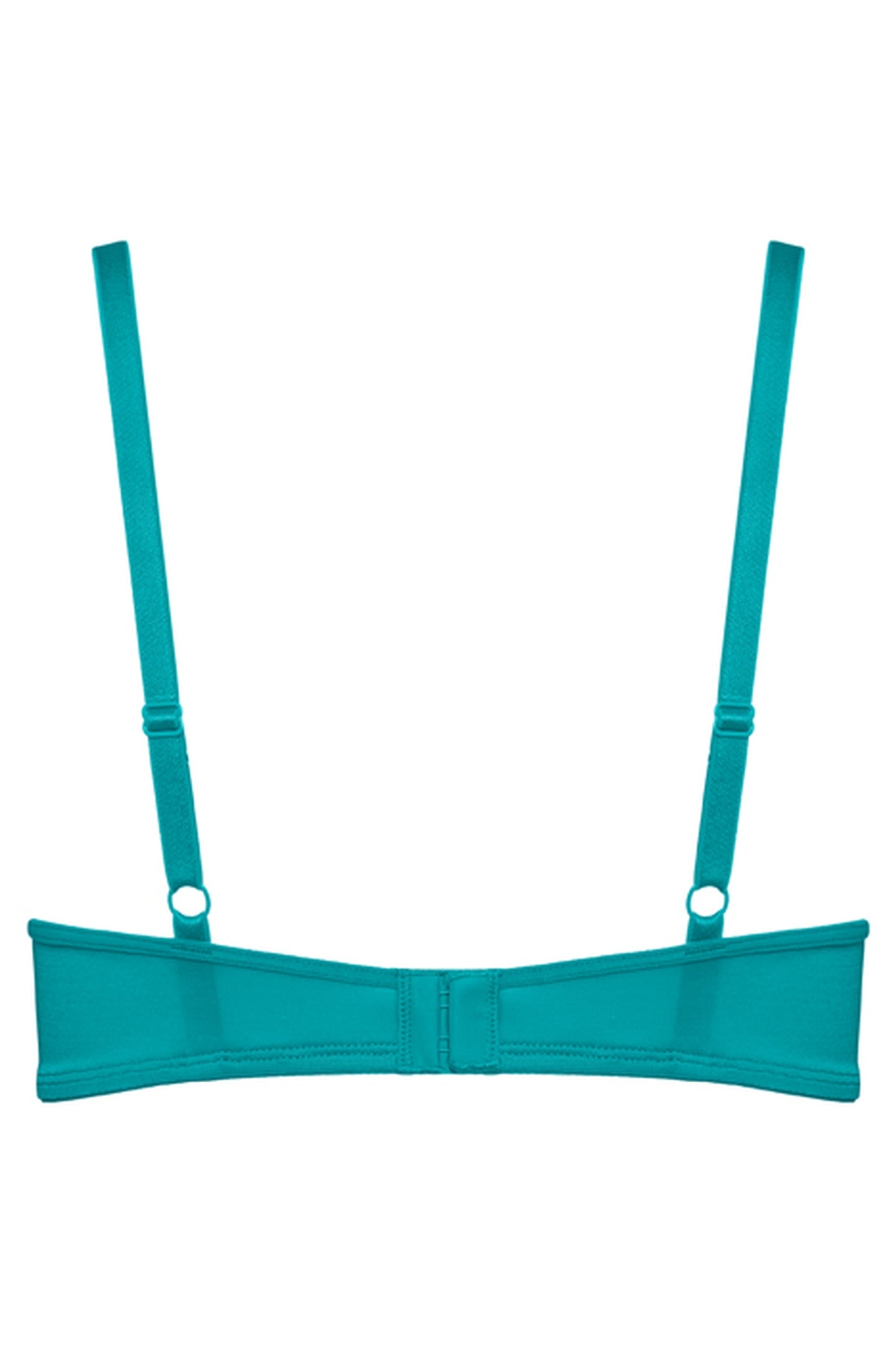 DAME DE PARIS LAKE BLUE AND GOLD BALCONY BRA 4