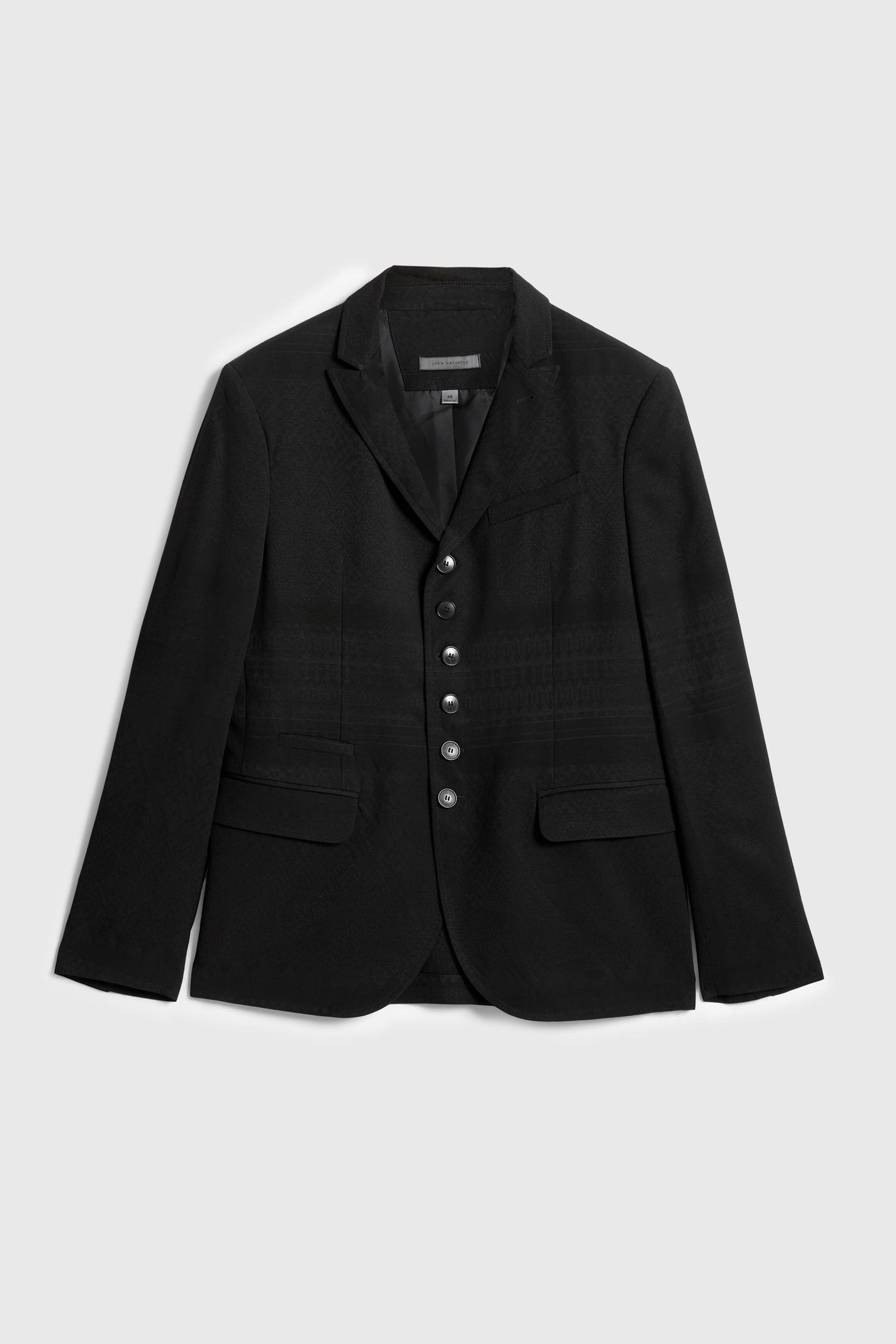 GERRY JACKET - SLIM FIT MULTI PEAK LAPEL BLACK 2