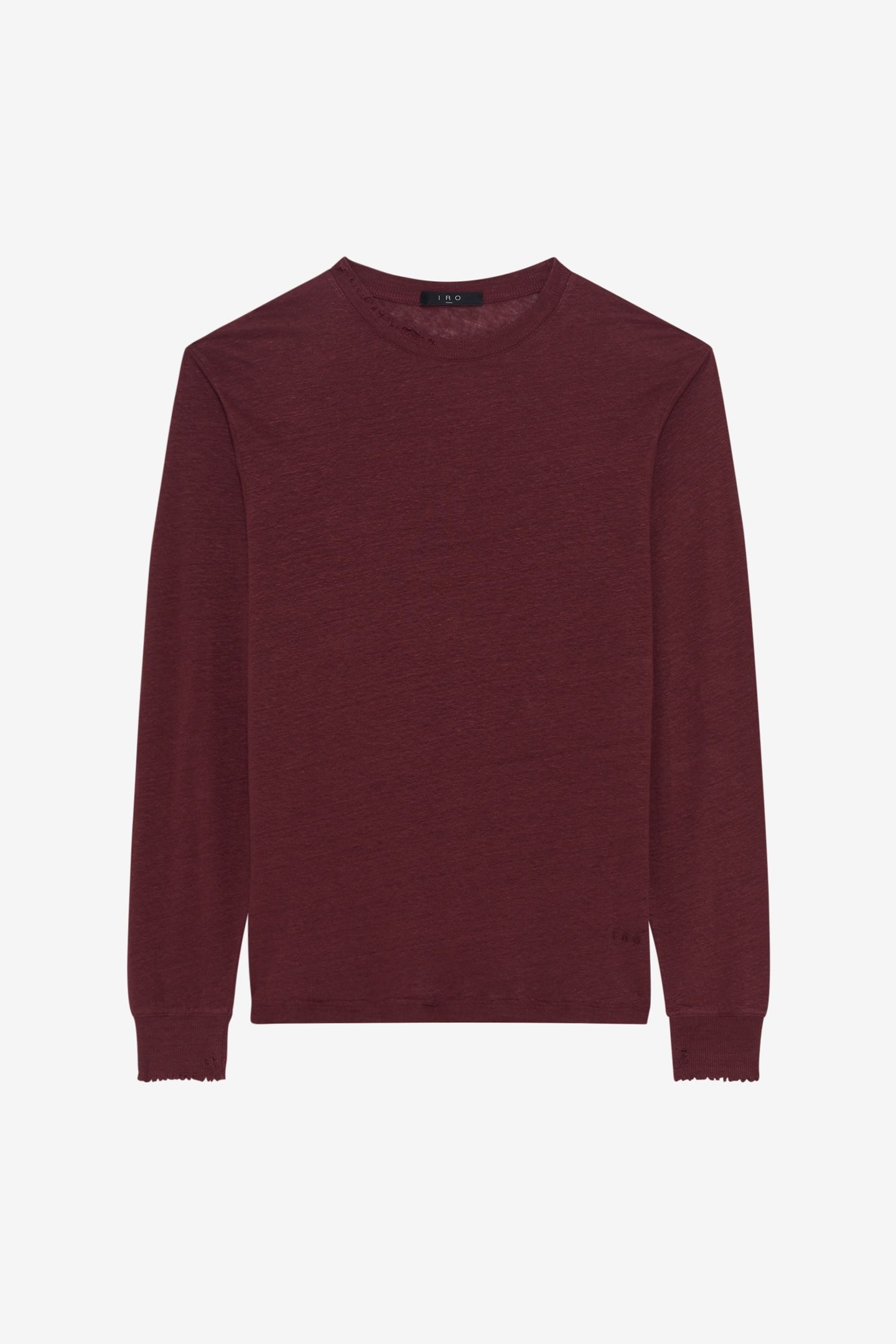 ARONA T-SHIRT BORDEAUX 4