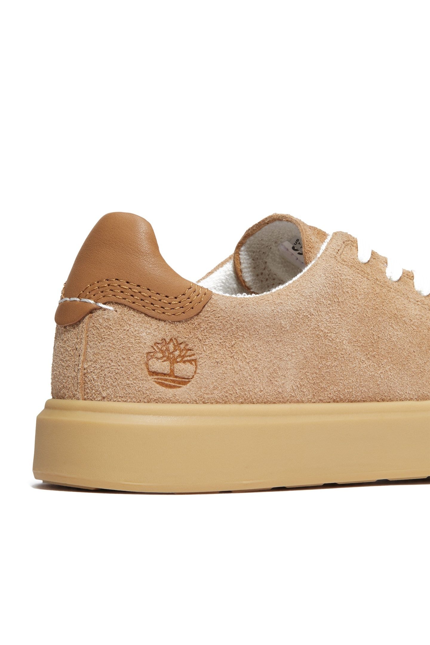 EMERSON STREET LOW LACE UP SNEAKER MEDIUM BEIGE SUEDE 9