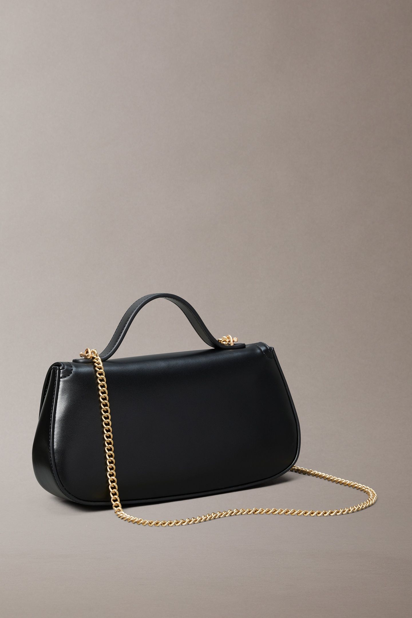 TOP HANDLE WITH CHAIN BLACK/ANTIQUE LIGHT GOLD 4