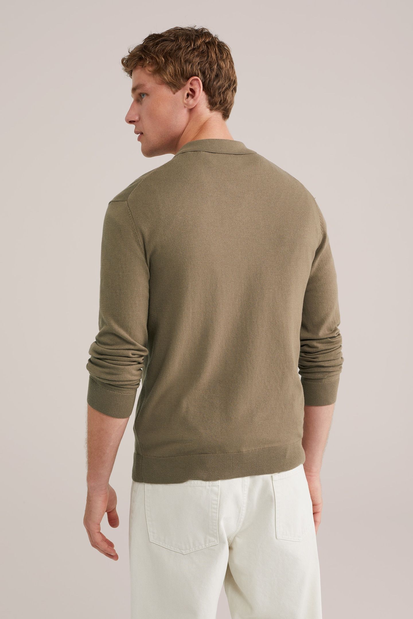 HALFWAY ZIPPER LIGHT BROWN 2