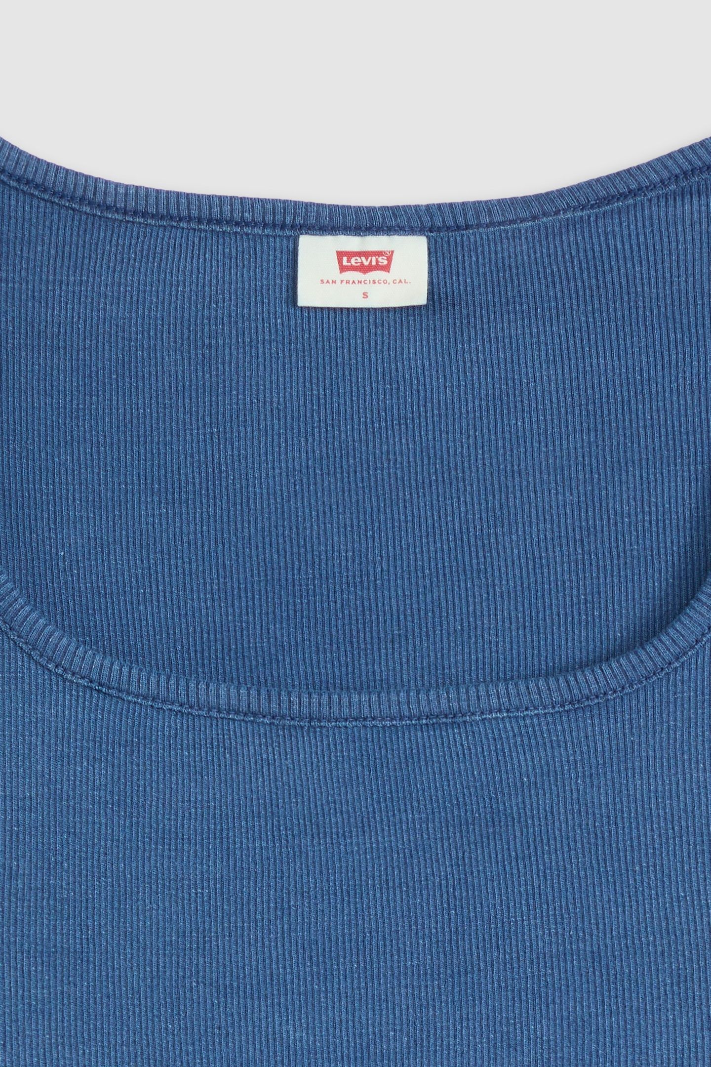 ESSENTIAL SQUARE NECK TEE BLUE 5
