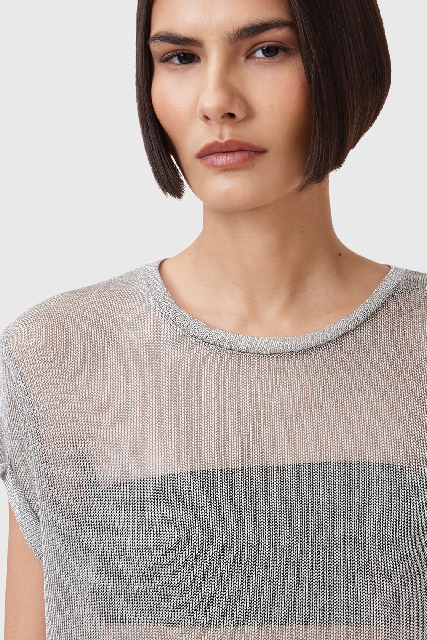 THEA SPARKLE TOP METALLIC SILVER 6