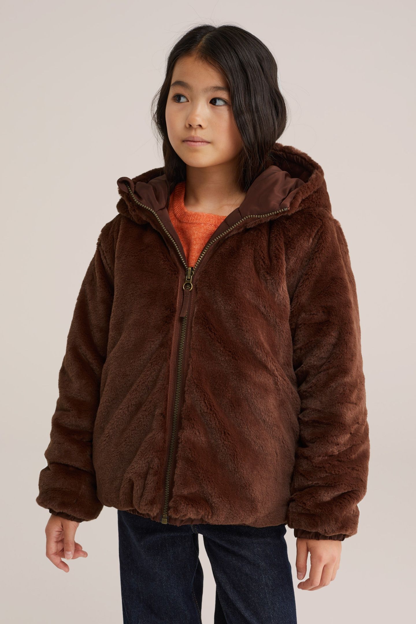 JACKET REVERSIBLE BOMBER DARK BROWN 2