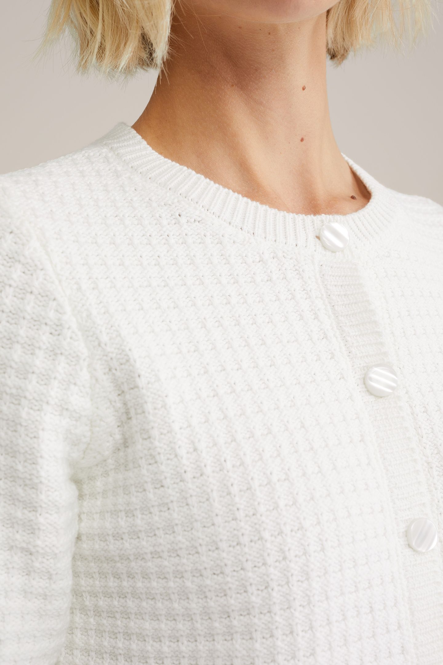 KNITTED CARDIGAN OFF-WHITE 6