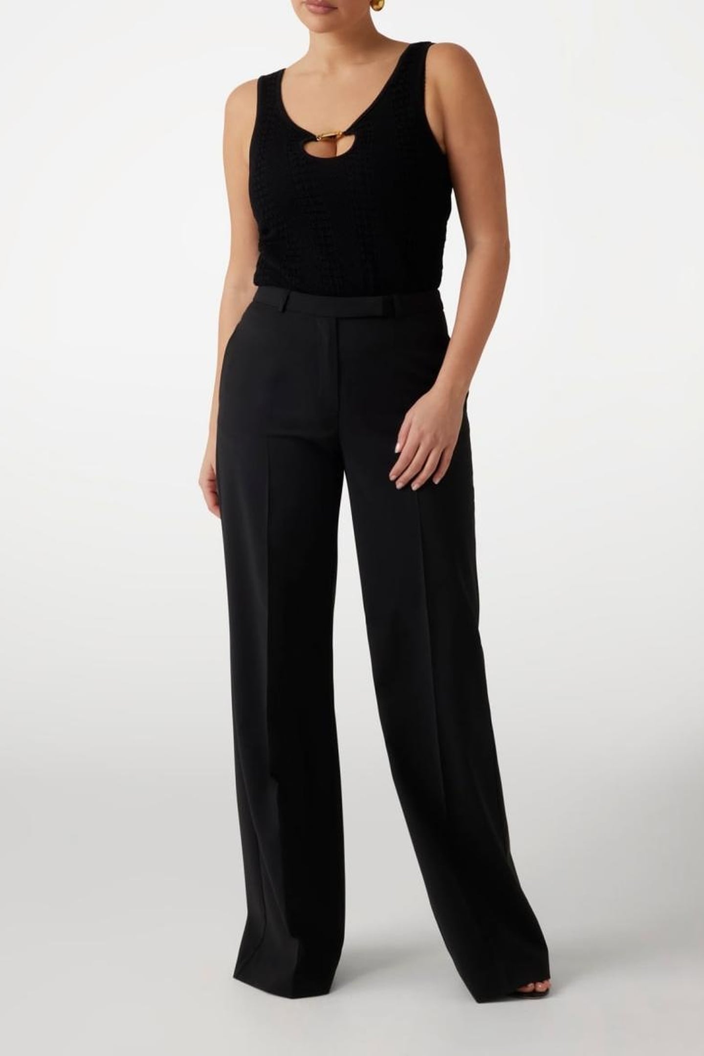 MARCIANO BY GUESS EMMA TANK SWEATER JET BLACK 1