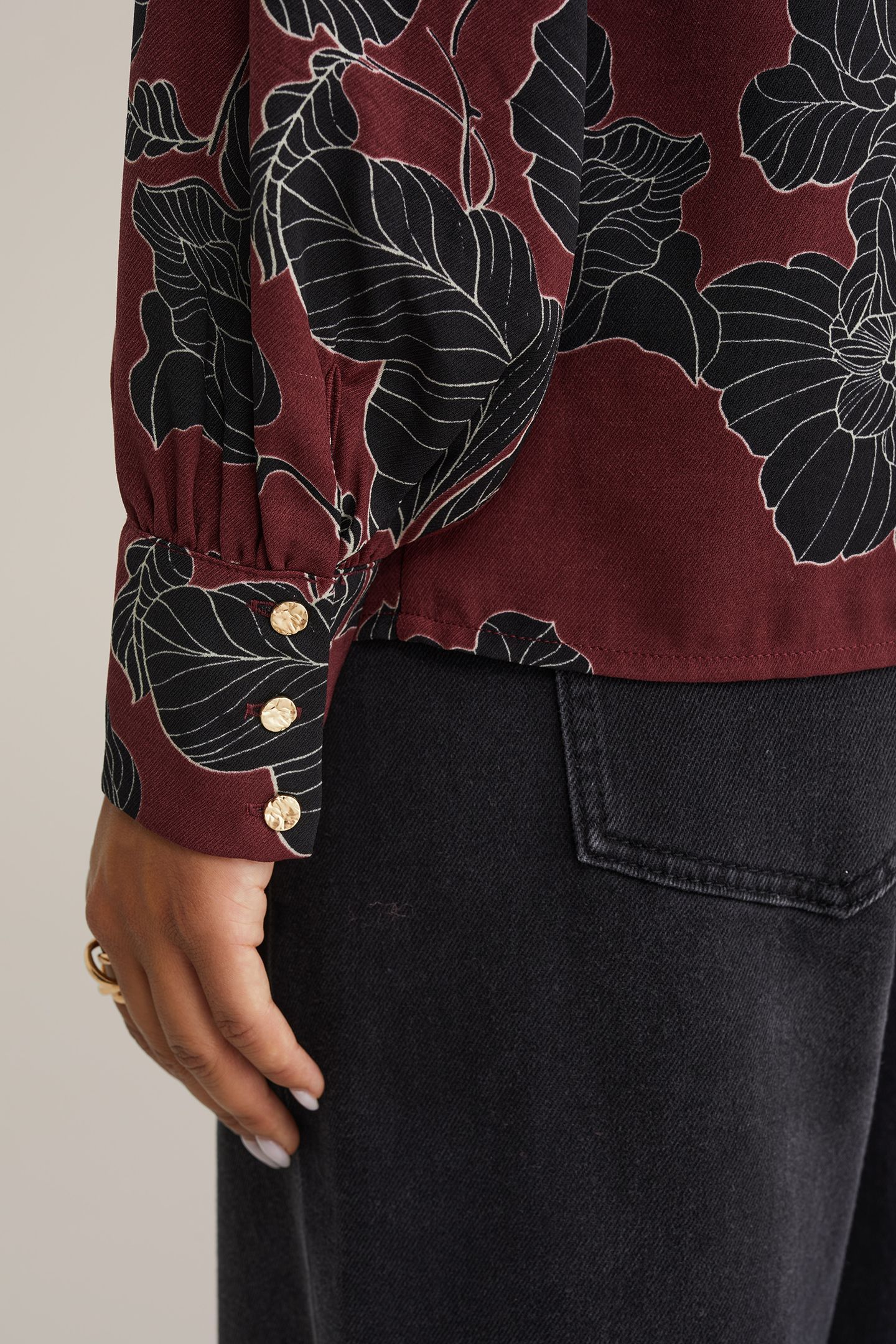 BLOUSE BURGUNDY RED 5