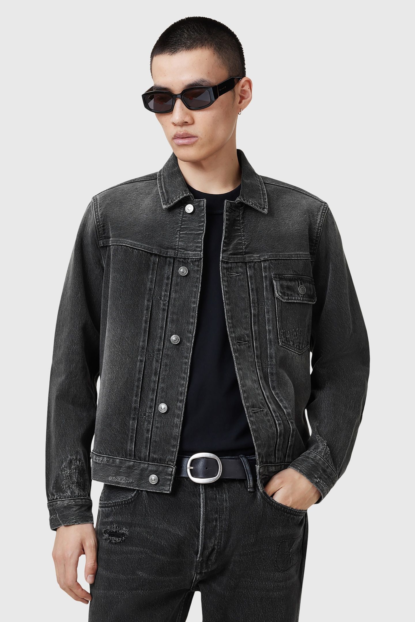 JAYGER JACKET WASHED BLACK 2