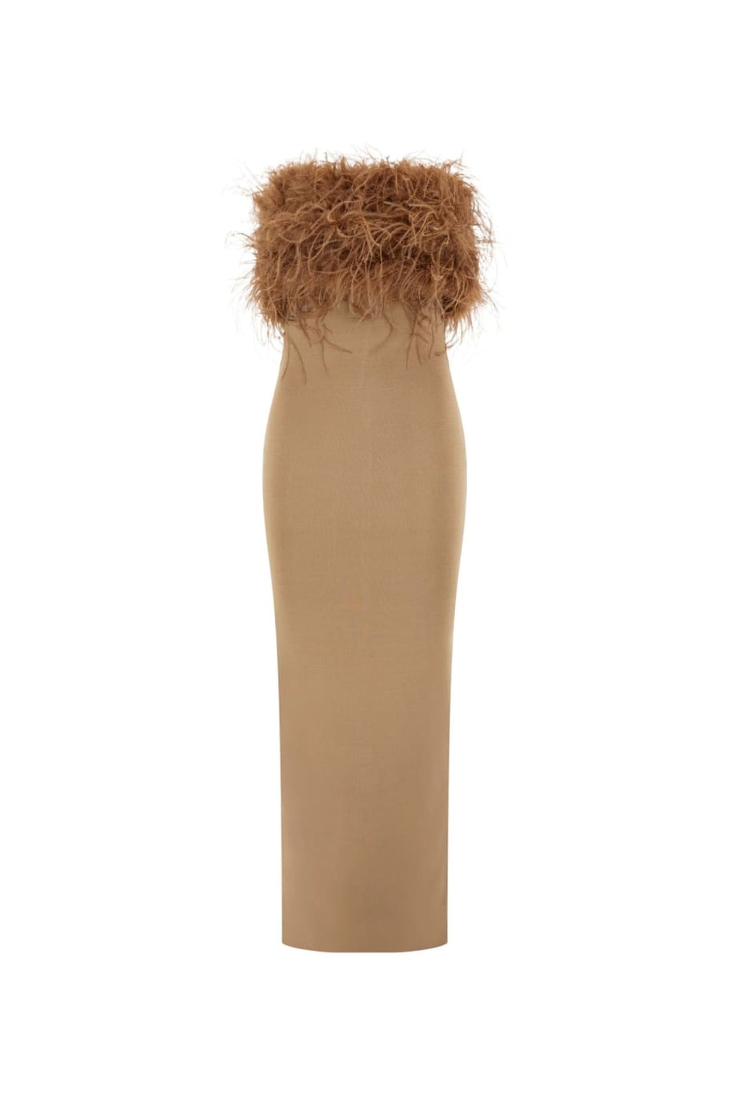 MARCIANO BY GUESS EVITA BANDAGE GOWN DESERT MUD MULTI 5