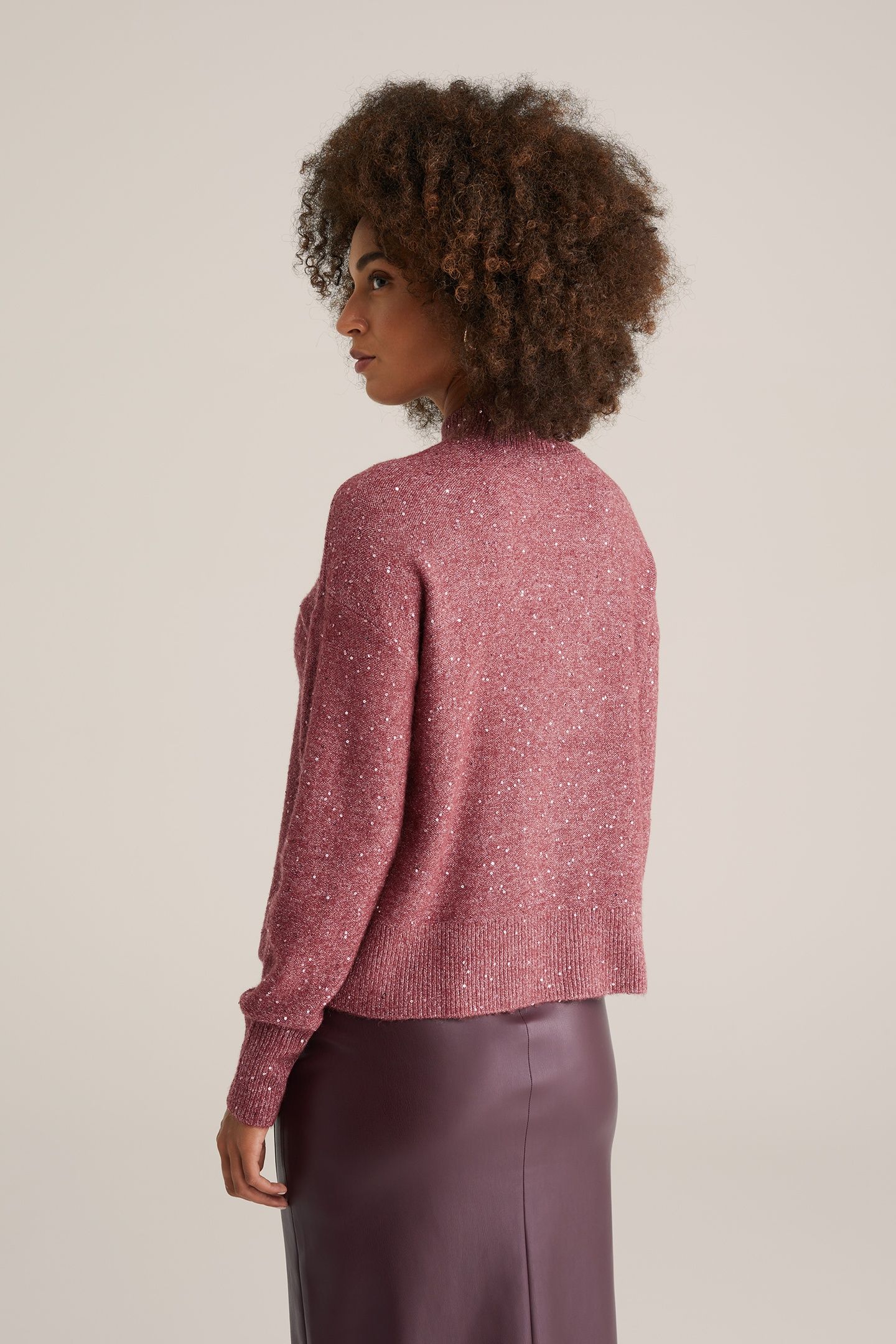 KNITTED PULLOVER LIGHT RED 2