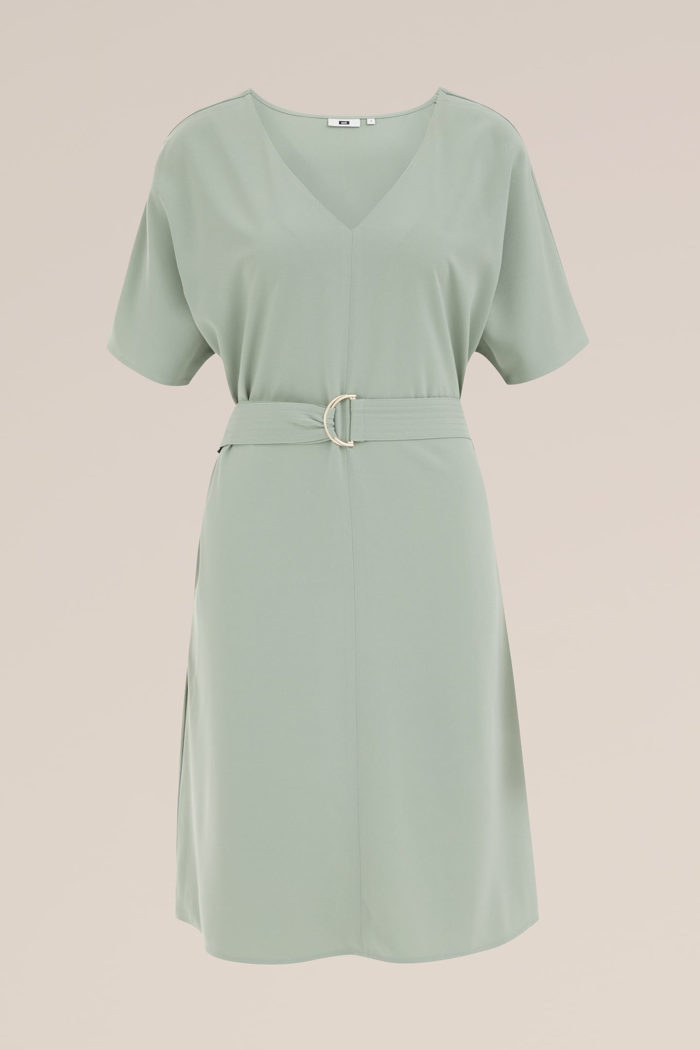 DRESS MID LENGTH LIGHT GREEN 4
