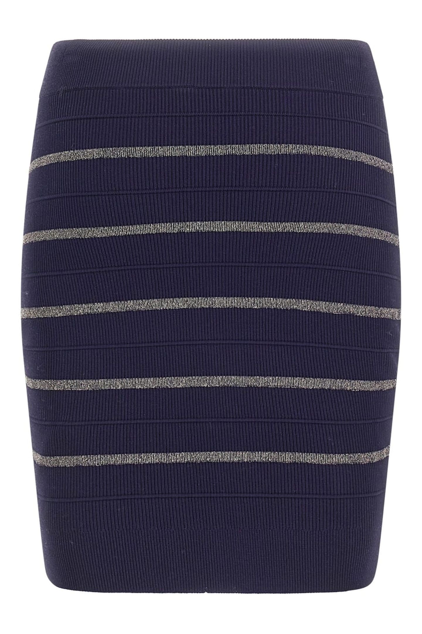 MARCIANO BY GUESS ADA SKIRT SWEATER NAVY/WHITE GOLD 2
