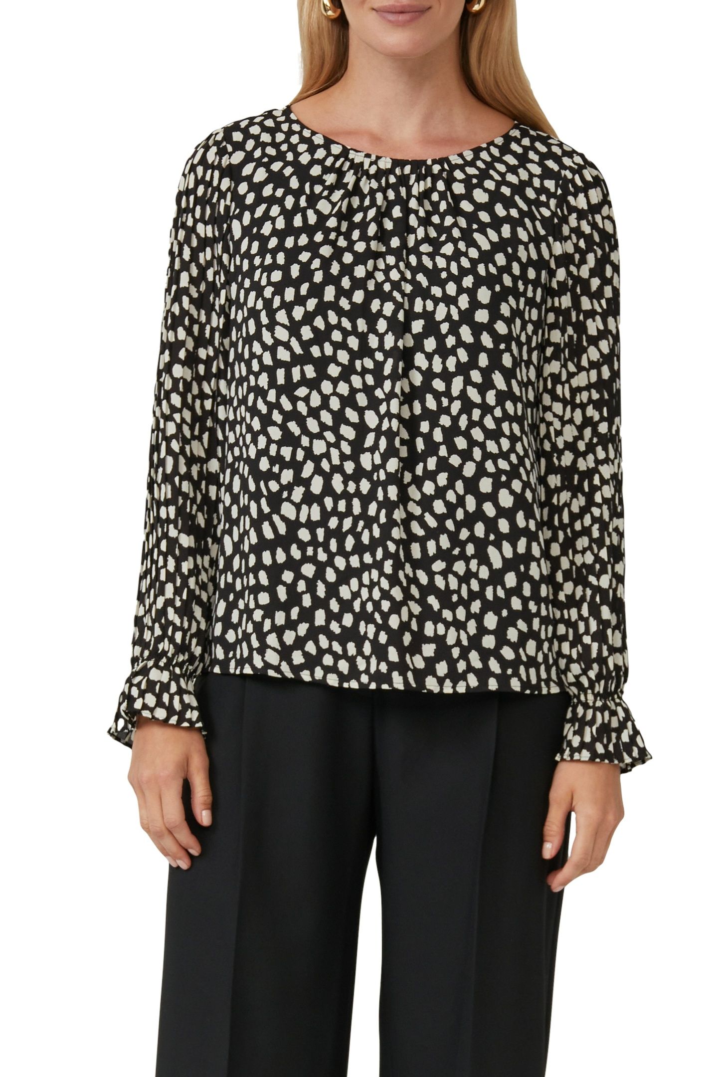 S.OLIVER BLOUSES BLACK 2