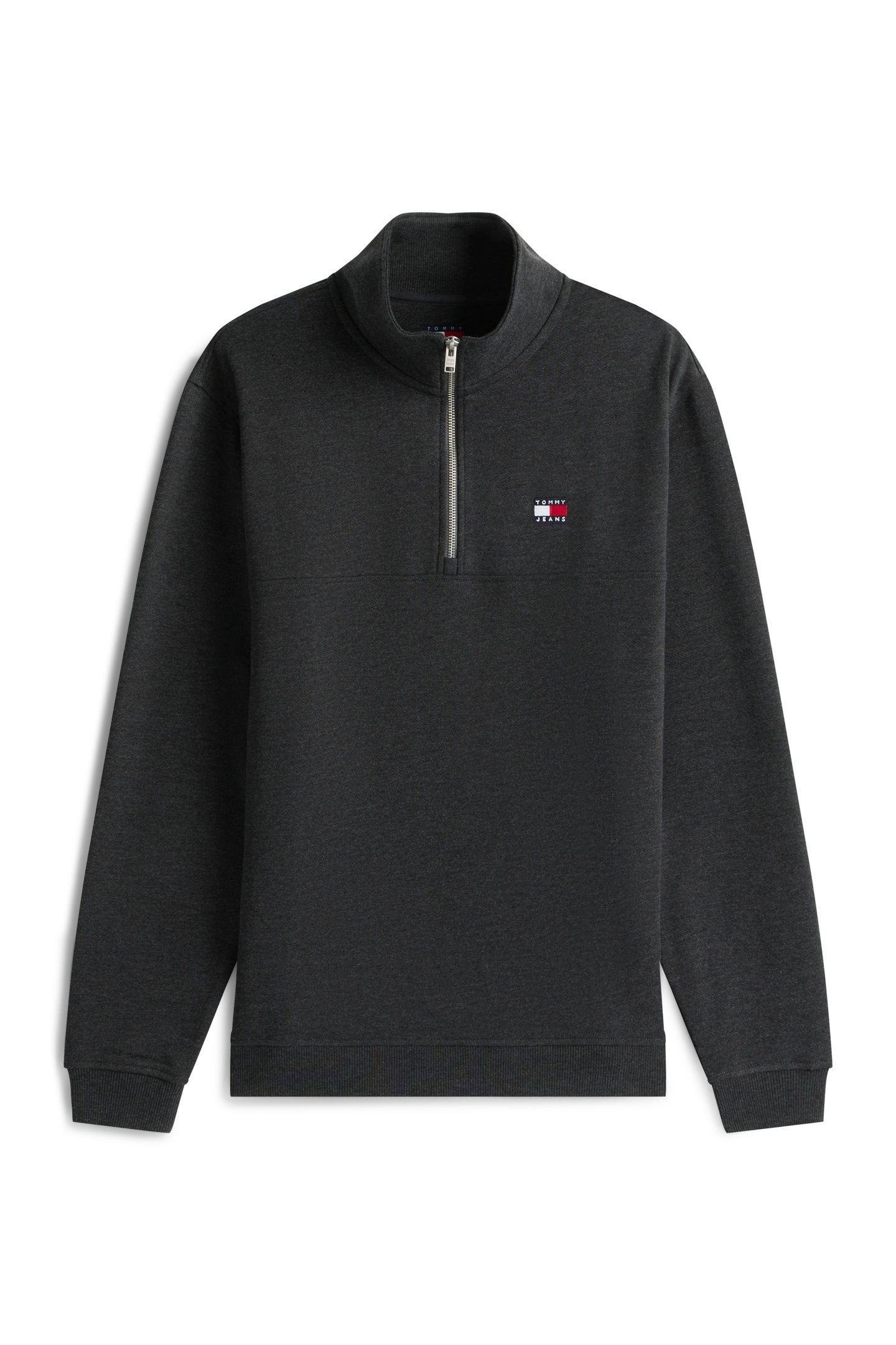 REGULAR BADGE QUARTER-ZIP JUMPER BLACK 5