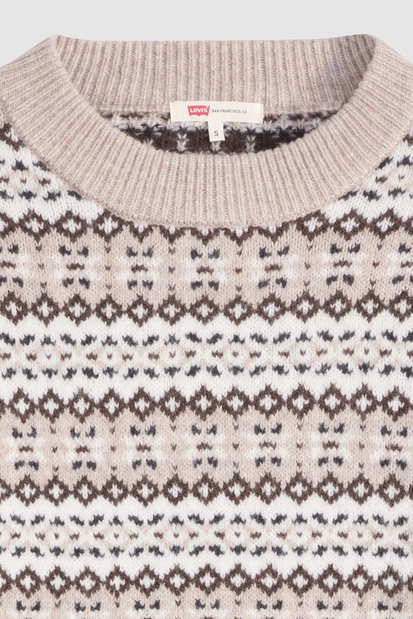 INES FAIRLISLE SWEATER NEUTRAL 6