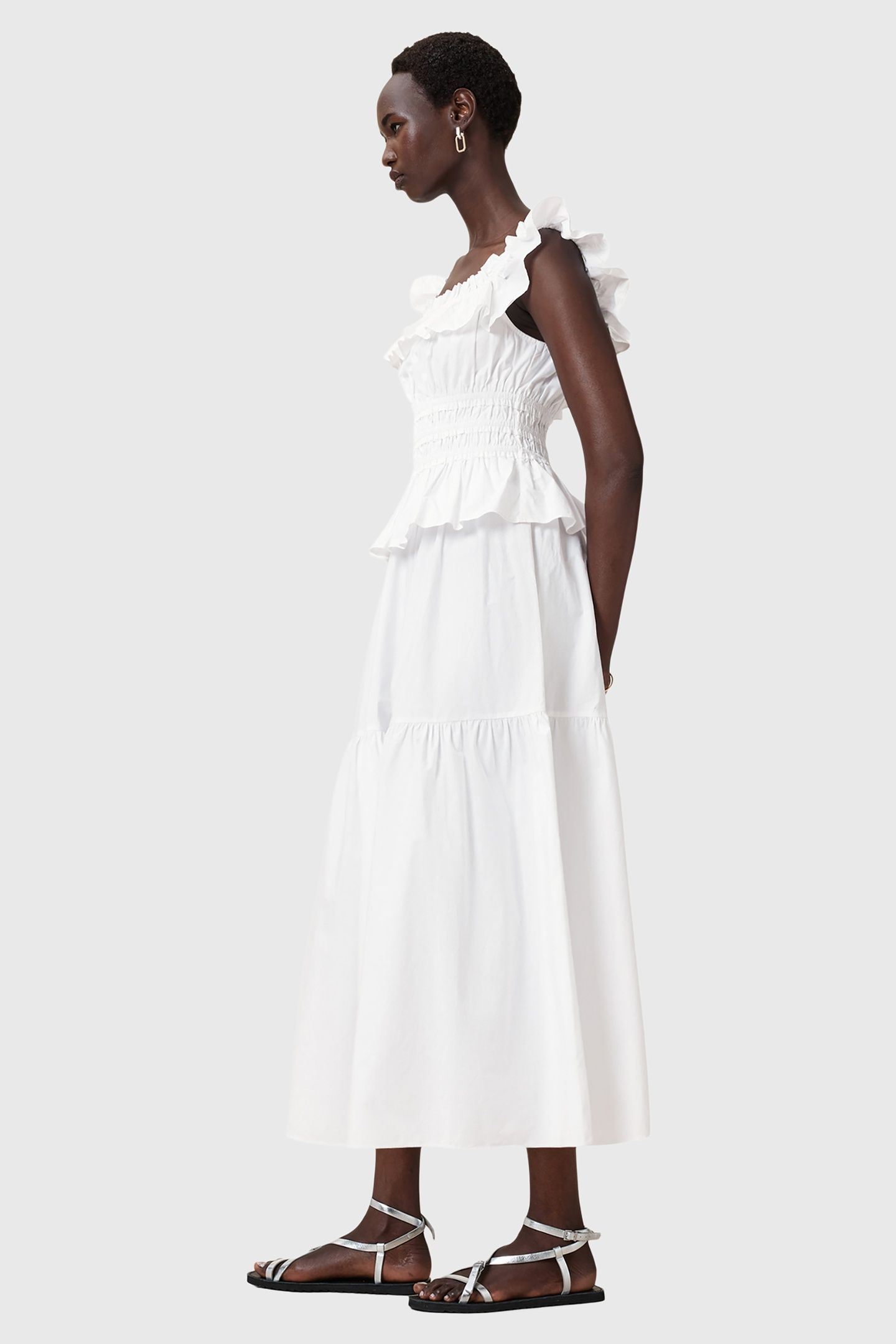 HALIA DRESS OPTIC WHITE 7