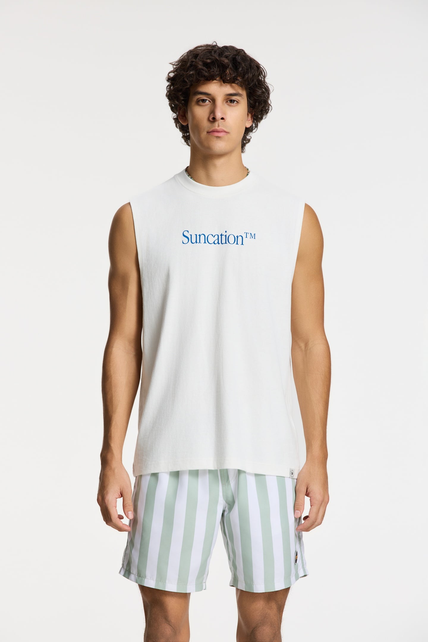 SEAN SLEEVELESS T-SHIRT SUNCATION WHITE 7