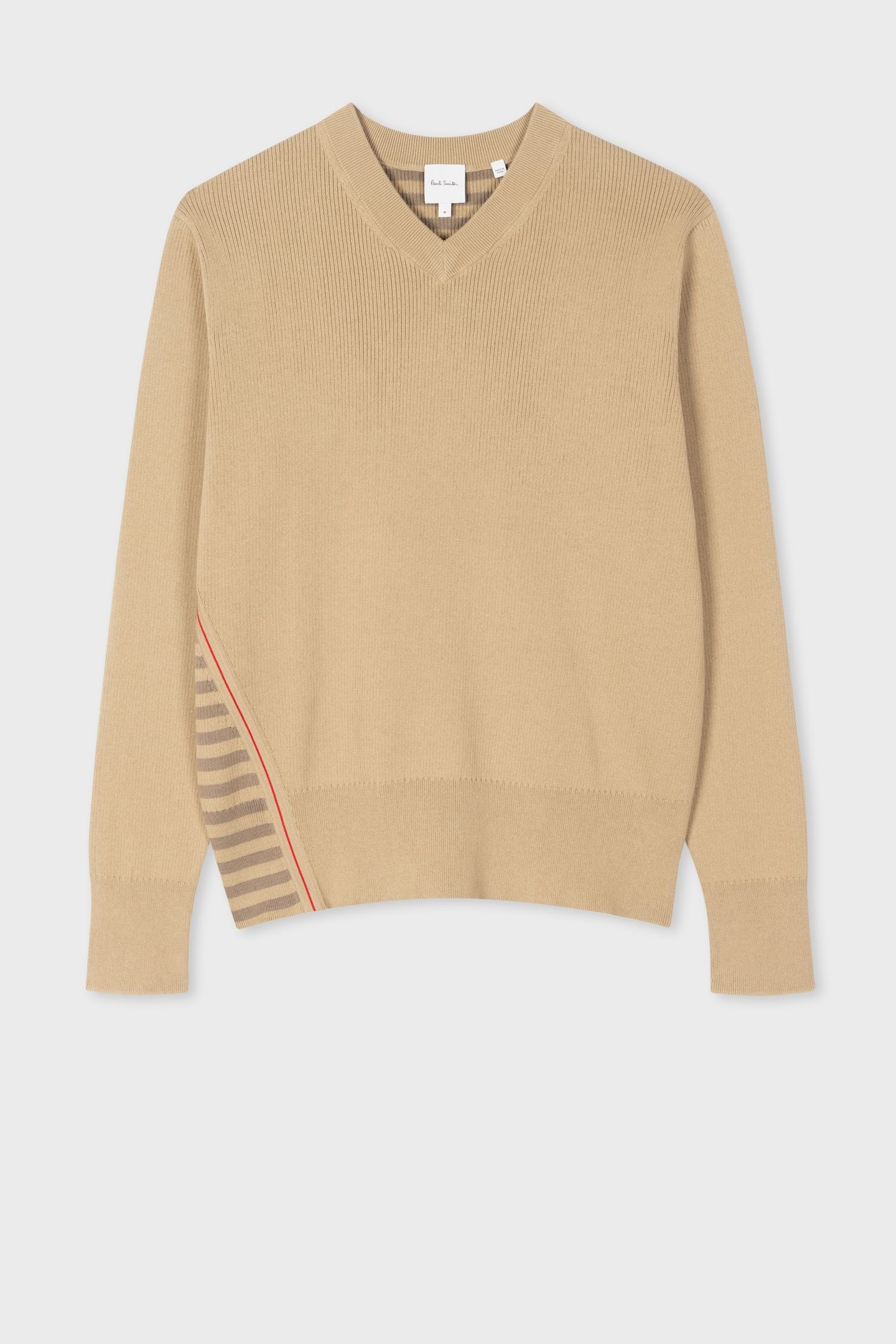 SWEATER V NECK LIGHT BEIGE 3