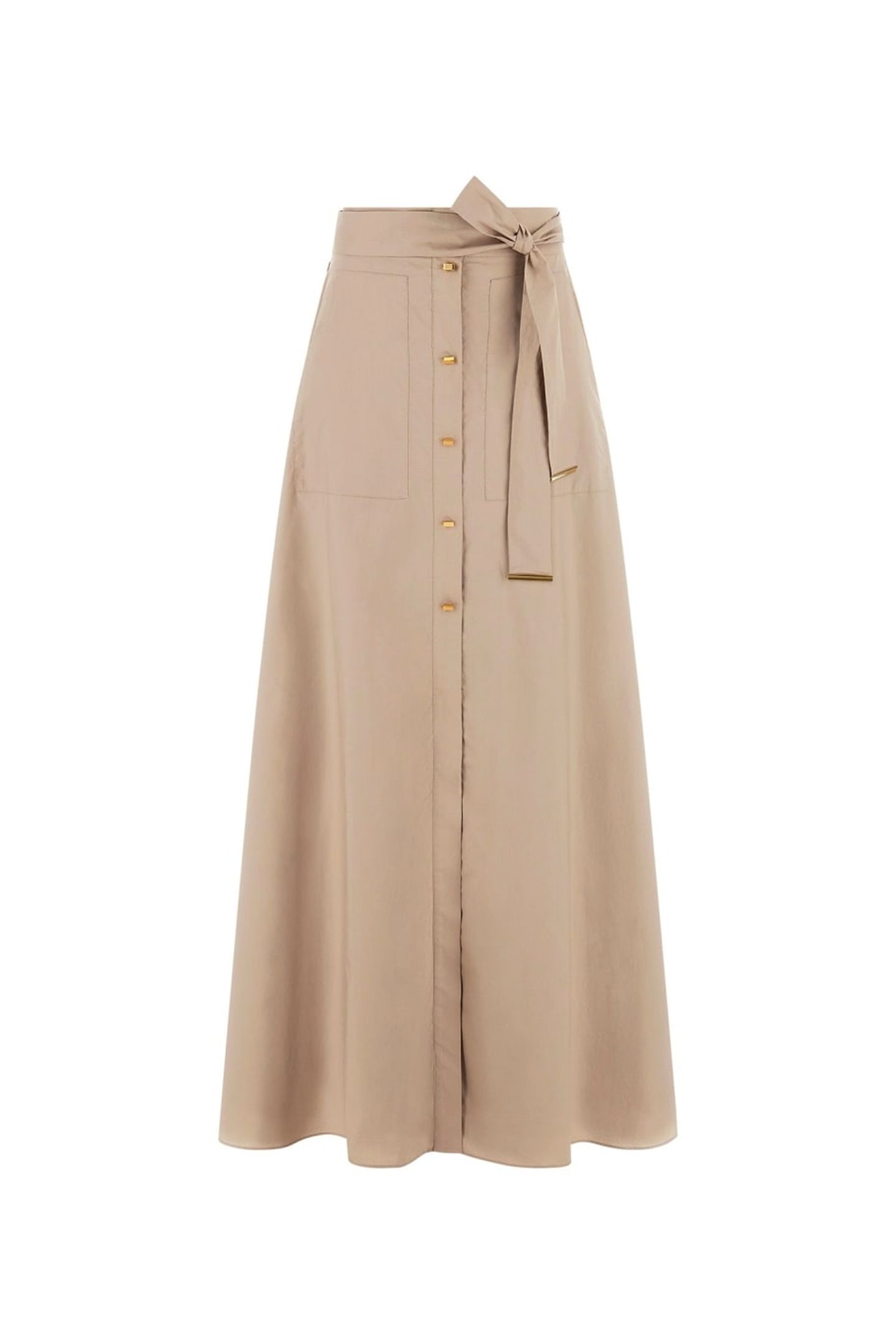 MARCIANO BY GUESS PAT LONG SKIRT NATURAL ALMOND 5