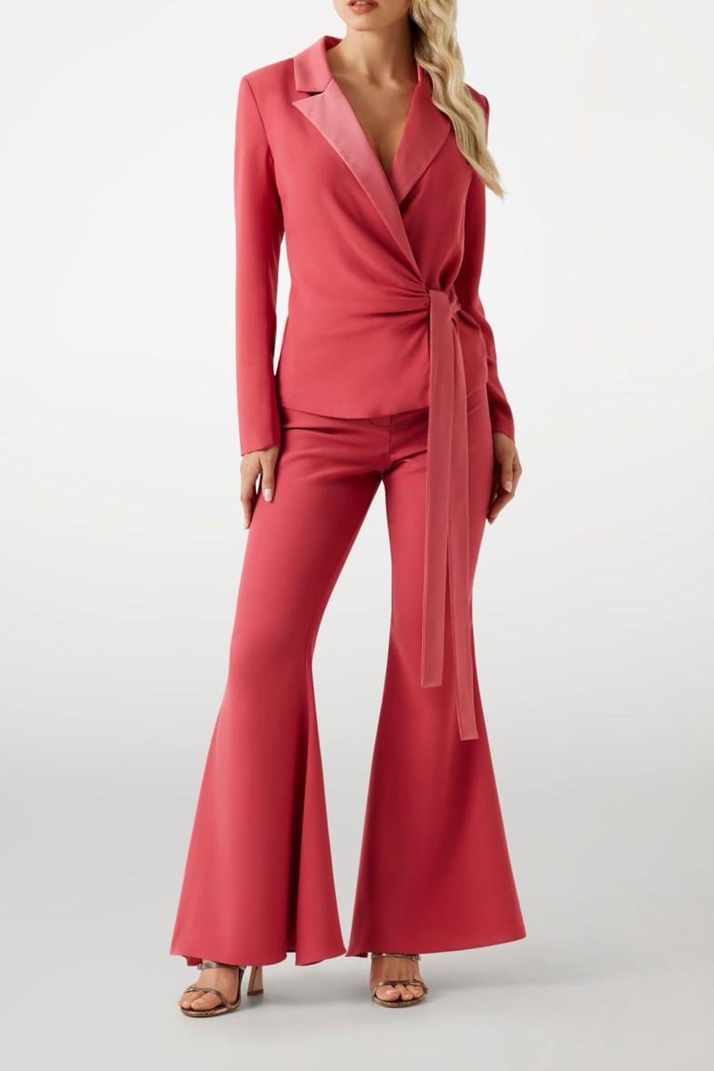 MARCIANO BY GUESS VITTORIA FLARE PANT FLOWERING PEONY 1