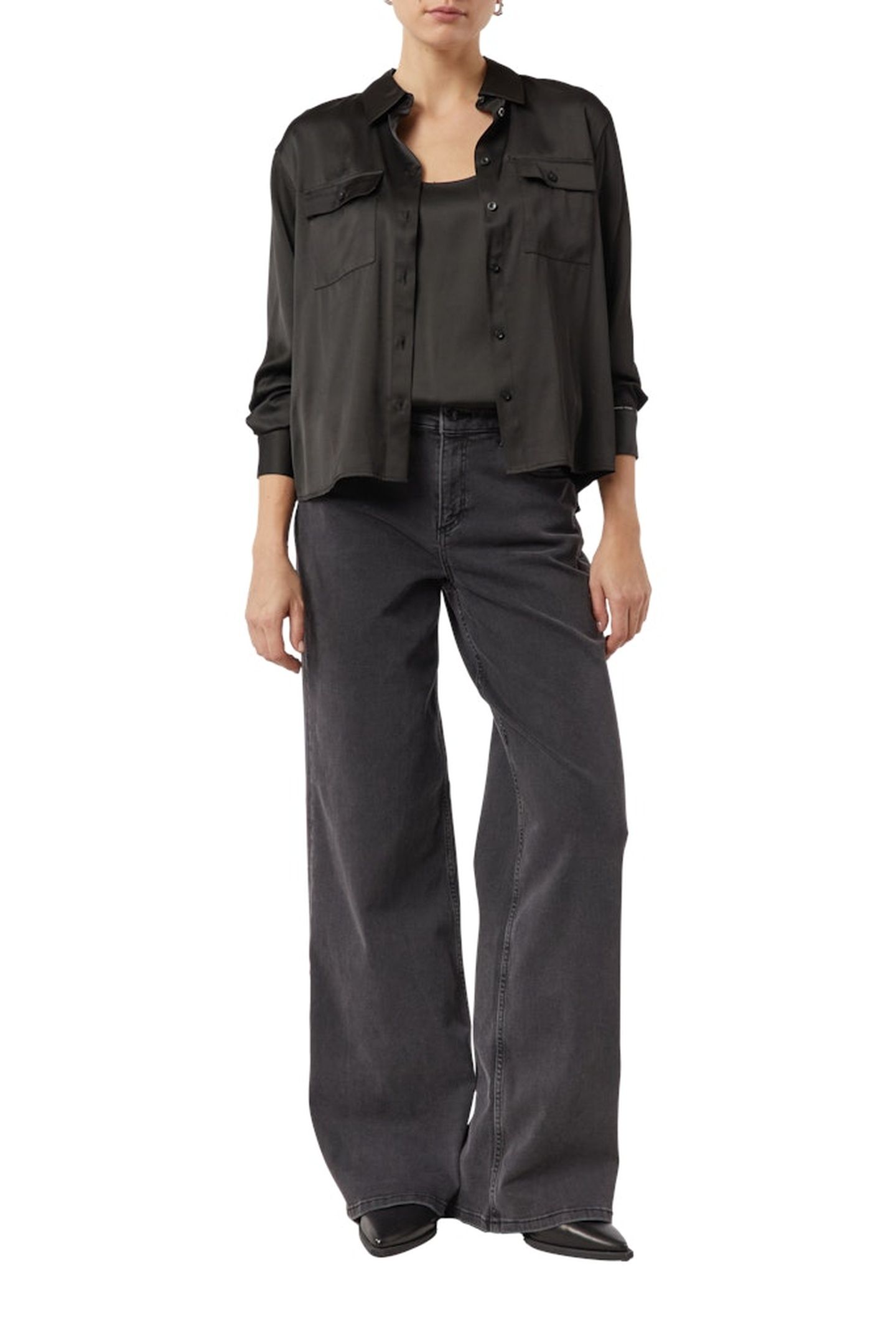 COMMA BLOUSES BLACK 2