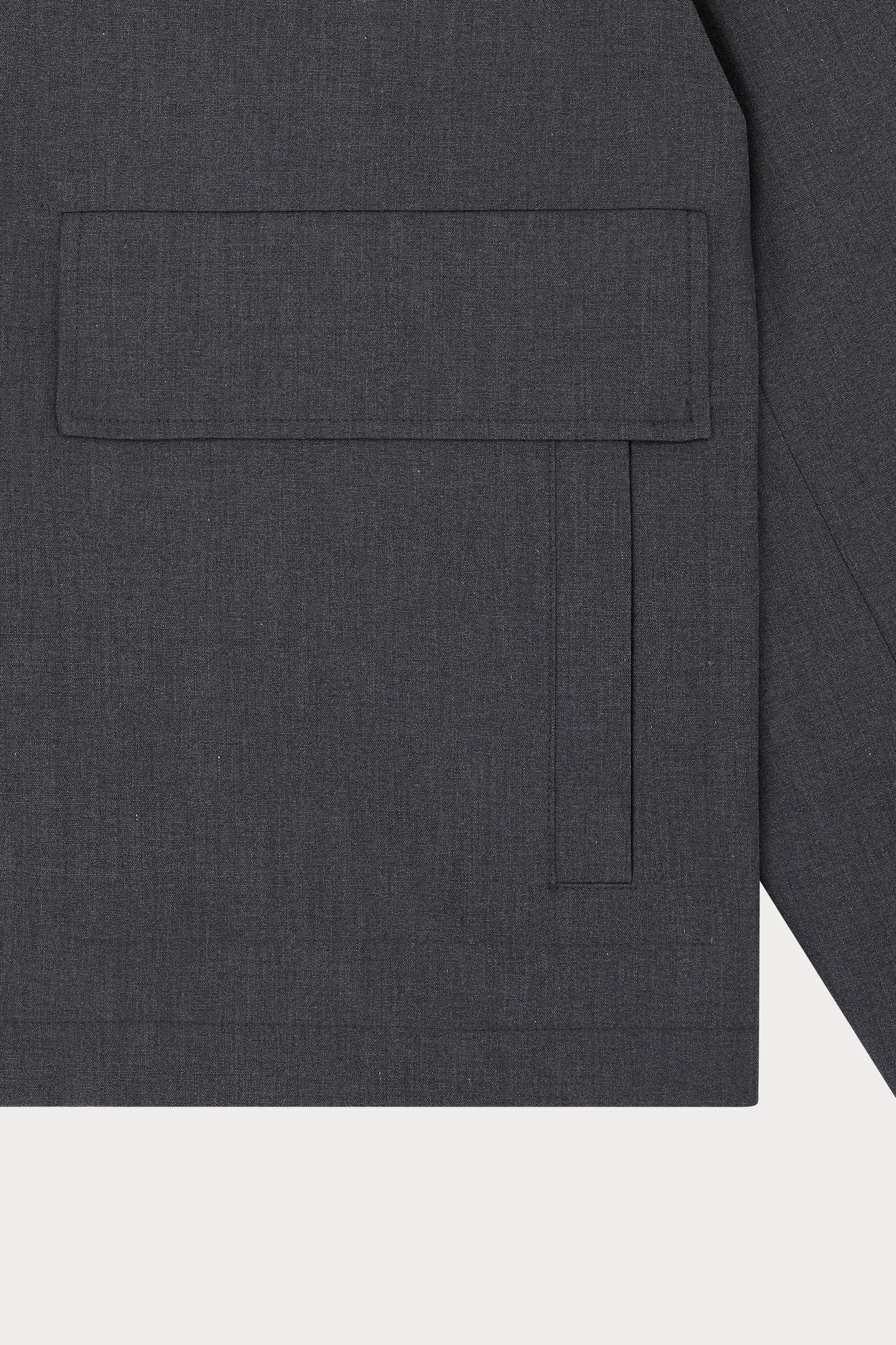 REGULAR FIT JACKET GREY MELANGE 3