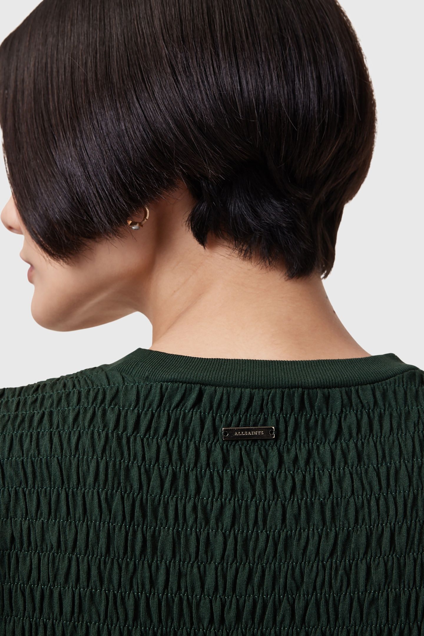 ODE DRESS DARK FOREST GREEN 5