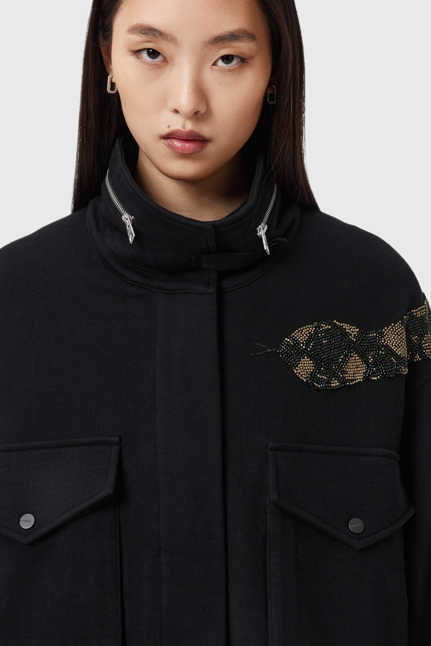 OUROS CLARIE JACKET BLACK 5