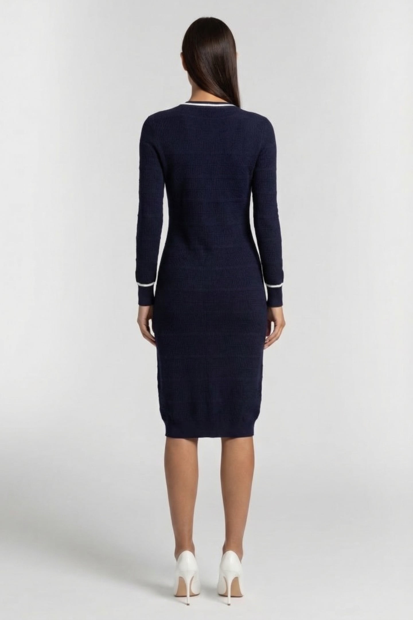MARCIANO BY GUESS ADA LONG CARDI SWEATER NOCTURNAL NAVY 2