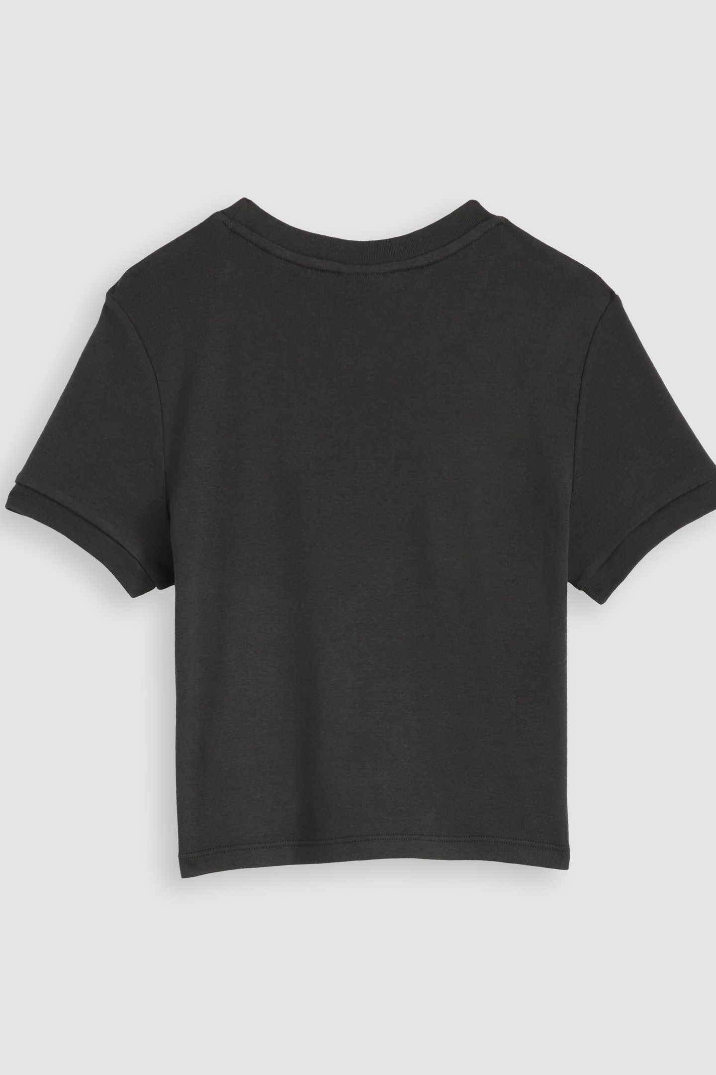 GRAPHIC ESSENTIAL SPORTY RINGER TEE BLACK 4